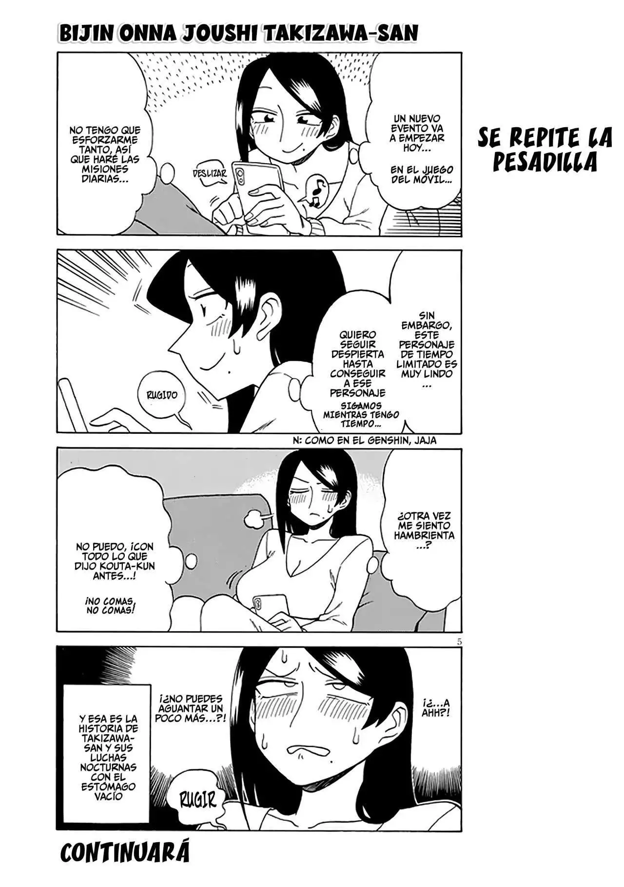 Bijin Onna Joushi Takizawa-san - Capítulo 127 - Página 6 - LectorTMOo