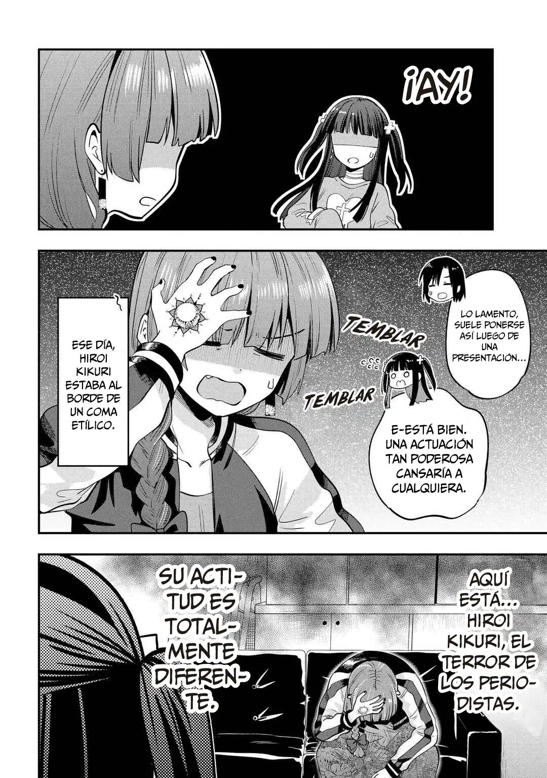 ¡Bocchi the Rock! Gaiden: Hiroi Kikuri no Fukazake Nikki - Capítulo 13 - Página 6 - LectorTMOo