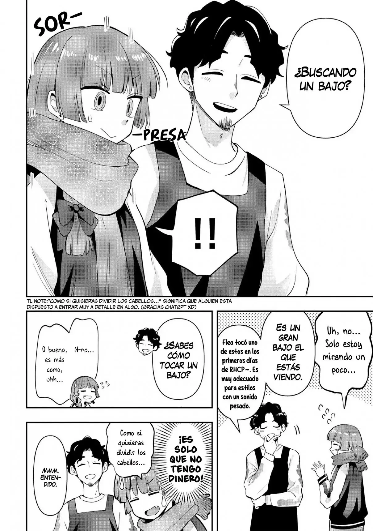 ¡Bocchi the Rock! Gaiden: Hiroi Kikuri no Fukazake Nikki - Capítulo 18 - Página 5 - LectorTMOo
