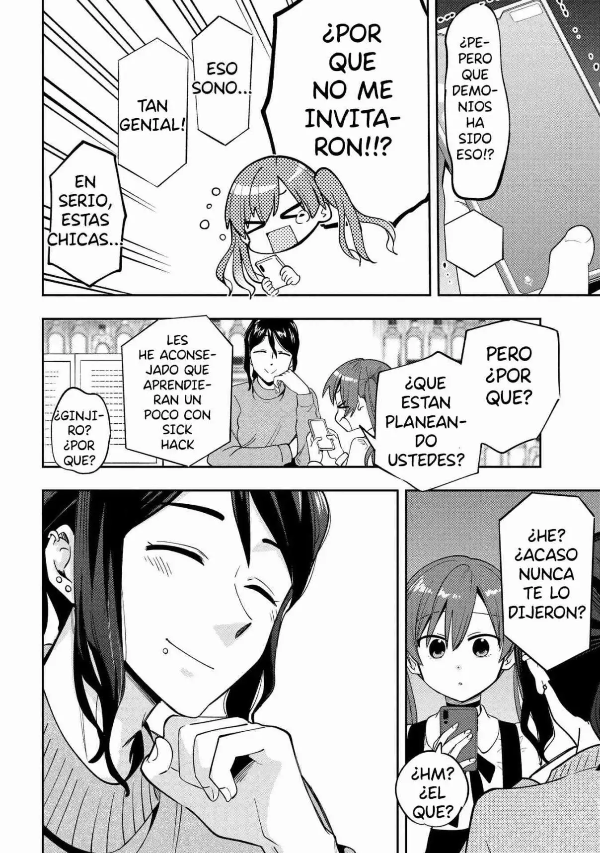 ¡Bocchi the Rock! Gaiden: Hiroi Kikuri no Fukazake Nikki - Capítulo 23 - Página 22 - LectorTMOo