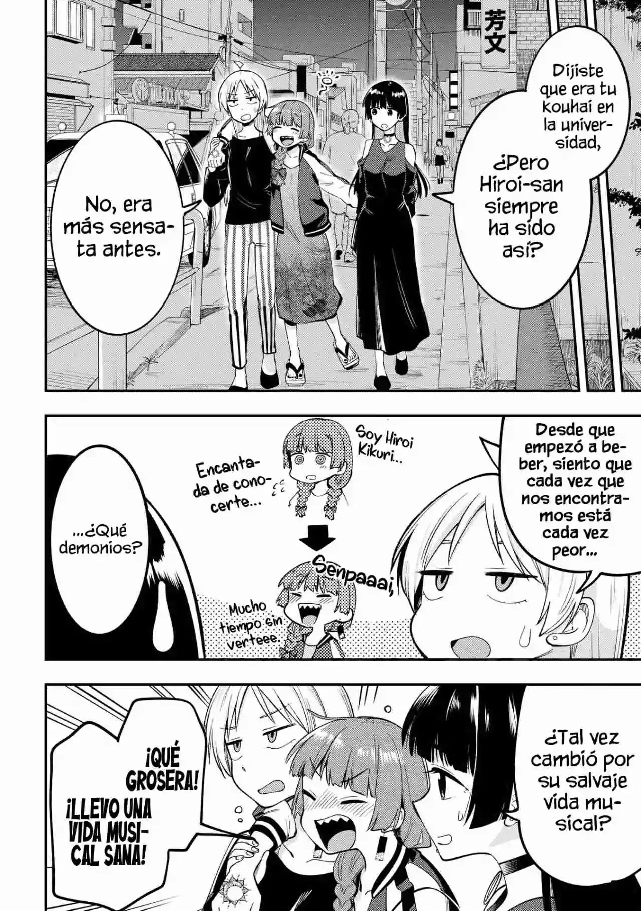 ¡Bocchi the Rock! Gaiden: Hiroi Kikuri no Fukazake Nikki - Capítulo 4 - Página 6 - LectorTMOo
