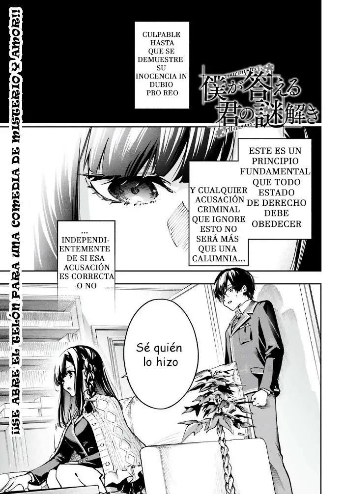 Boku ga Kotaeru Kimi no Nazotoki - Capítulo 1 - Página 6 - LectorTMOo