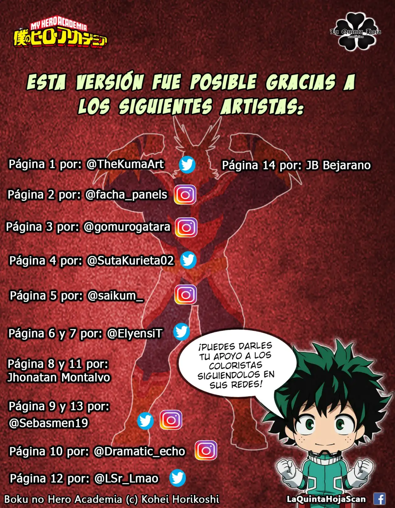 Boku No Hero Academia - Capítulo 328.5 - Página 2 - LectorTMOo