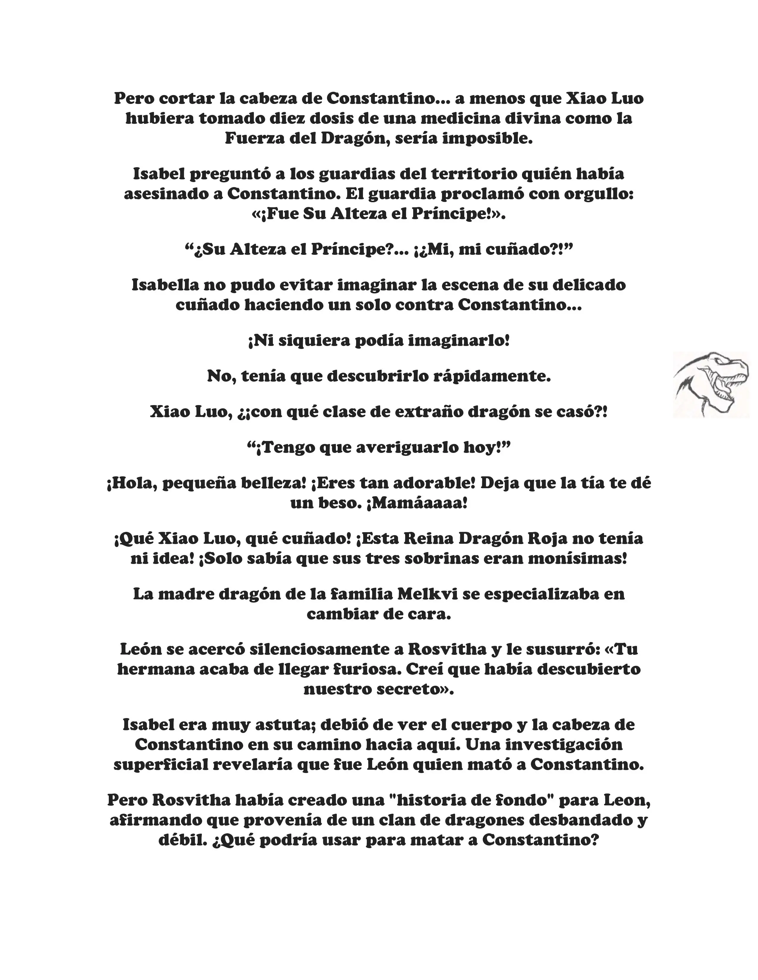 ¡Callate, dragon malvado! No quiero tener mas hijos contigo. (Novela) - Capítulo 164 - Página 3 - LectorTMOo
