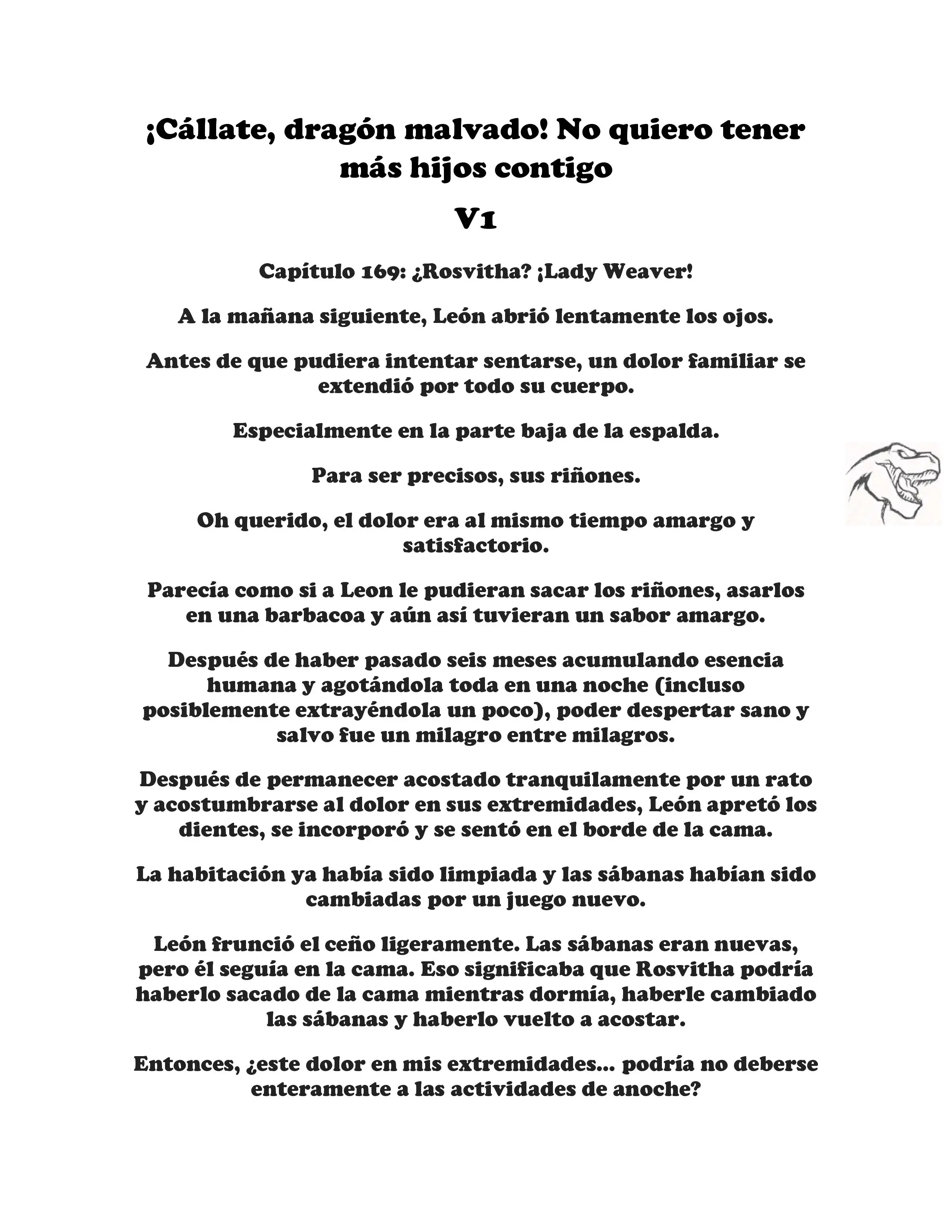 ¡Callate, dragon malvado! No quiero tener mas hijos contigo. (Novela) - Capítulo 169 - Página 1 - LectorTMOo