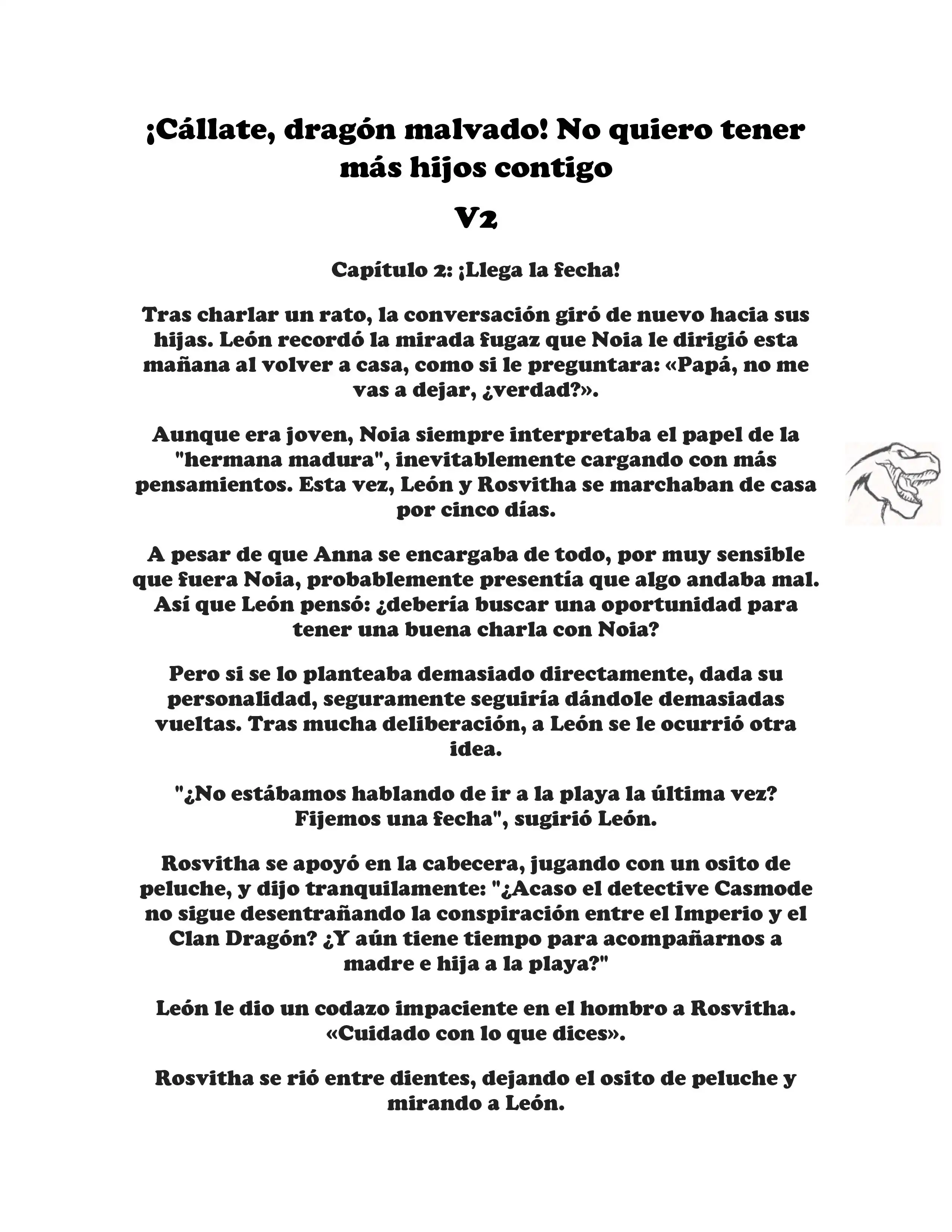 ¡Callate, dragon malvado! No quiero tener mas hijos contigo. (Novela) - Capítulo 197 - Página 1 - LectorTMOo