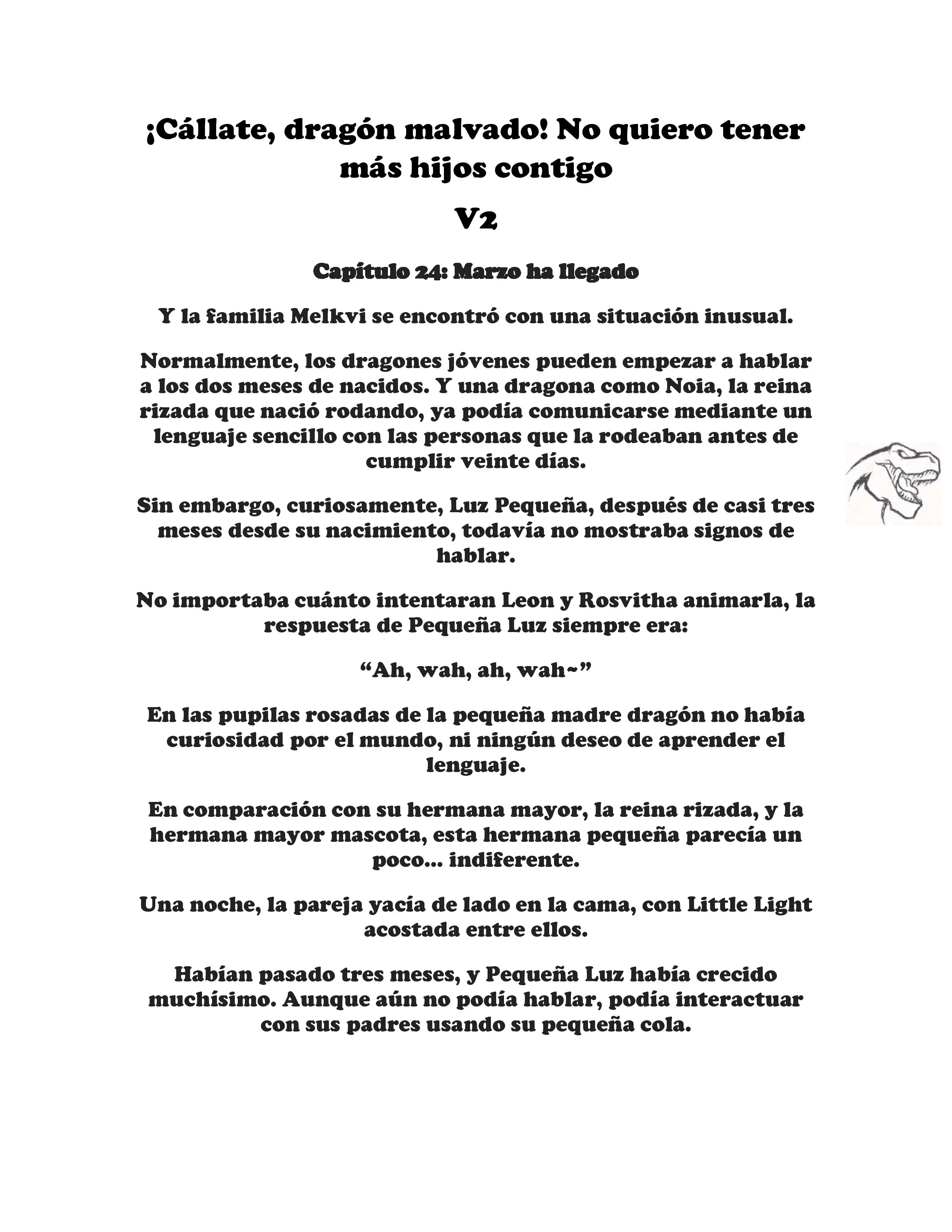 ¡Callate, dragon malvado! No quiero tener mas hijos contigo. (Novela) - Capítulo 219 - Página 1 - LectorTMOo