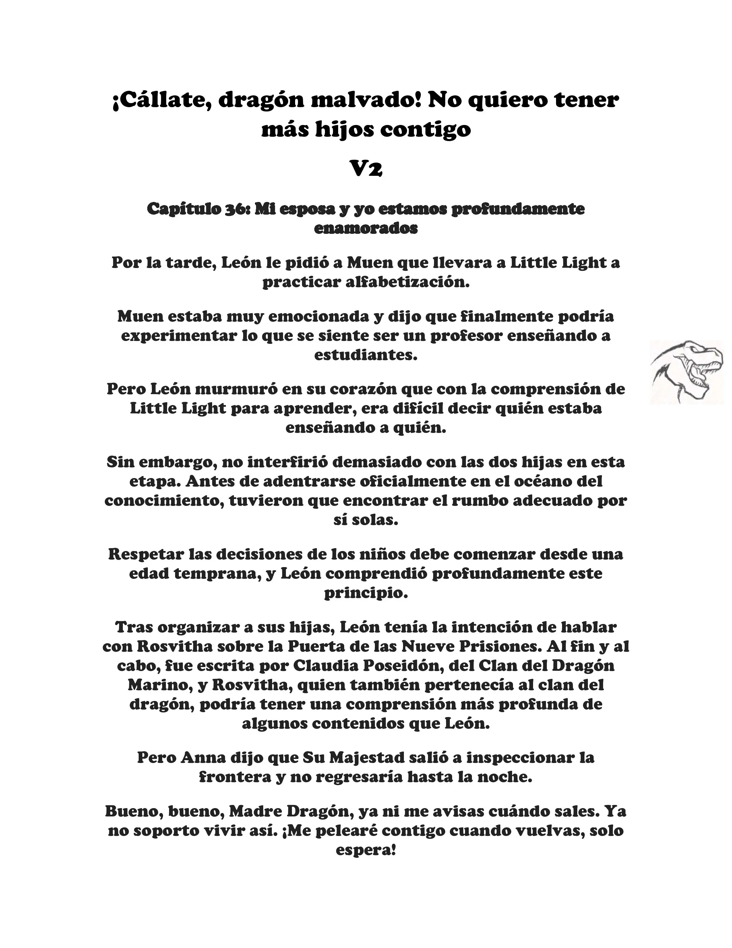 ¡Callate, dragon malvado! No quiero tener mas hijos contigo. (Novela) - Capítulo 231 - Página 1 - LectorTMOo