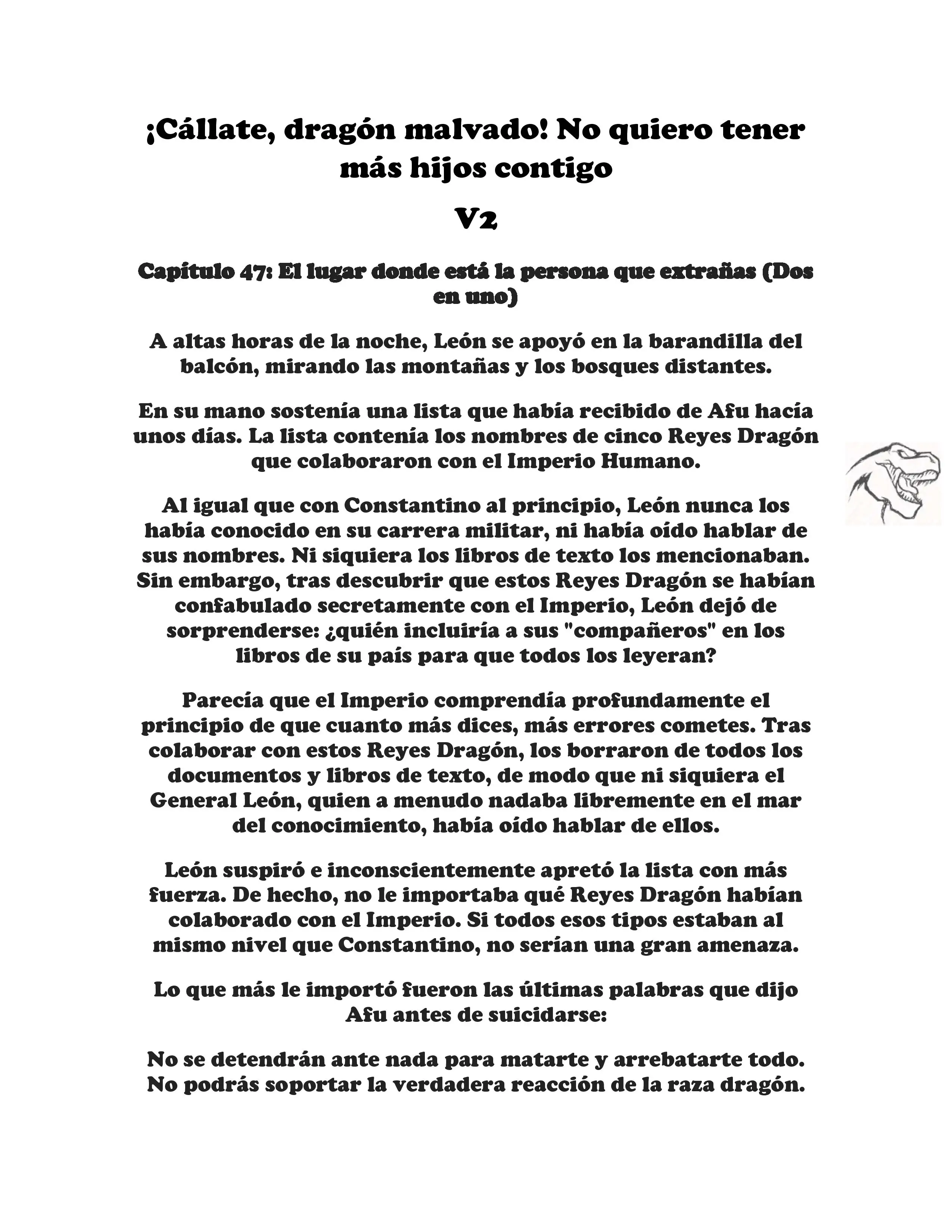 ¡Callate, dragon malvado! No quiero tener mas hijos contigo. (Novela) - Capítulo 242 - Página 1 - LectorTMOo