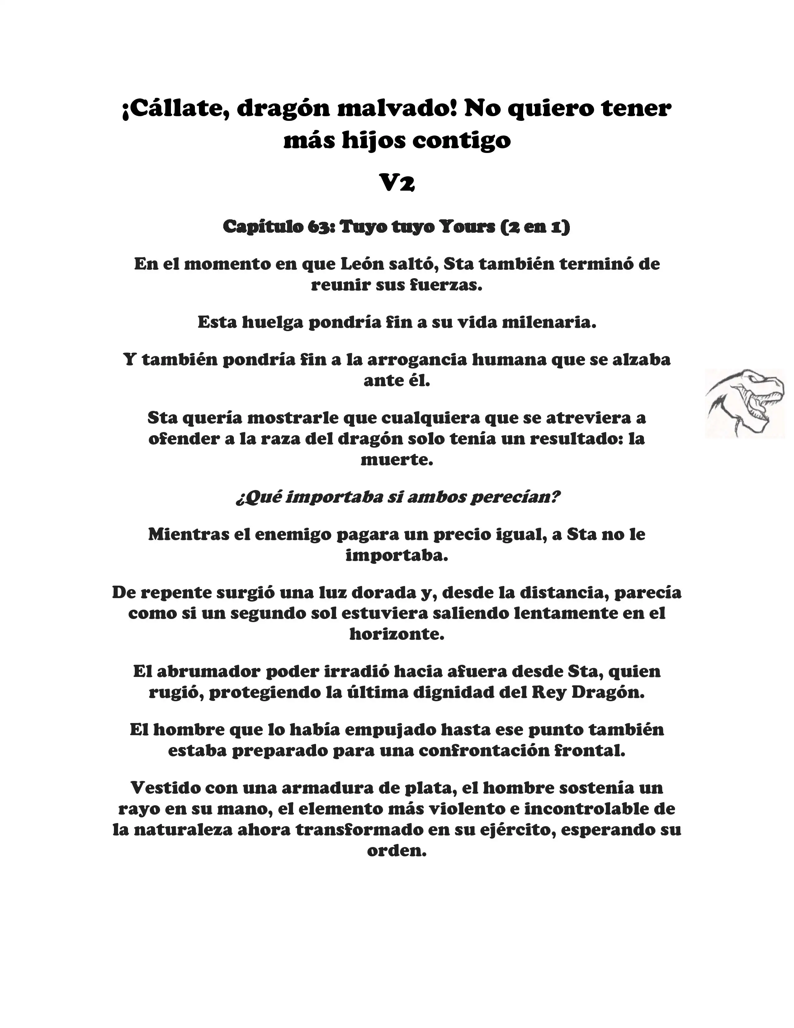 ¡Callate, dragon malvado! No quiero tener mas hijos contigo. (Novela) - Capítulo 256 - Página 1 - LectorTMOo