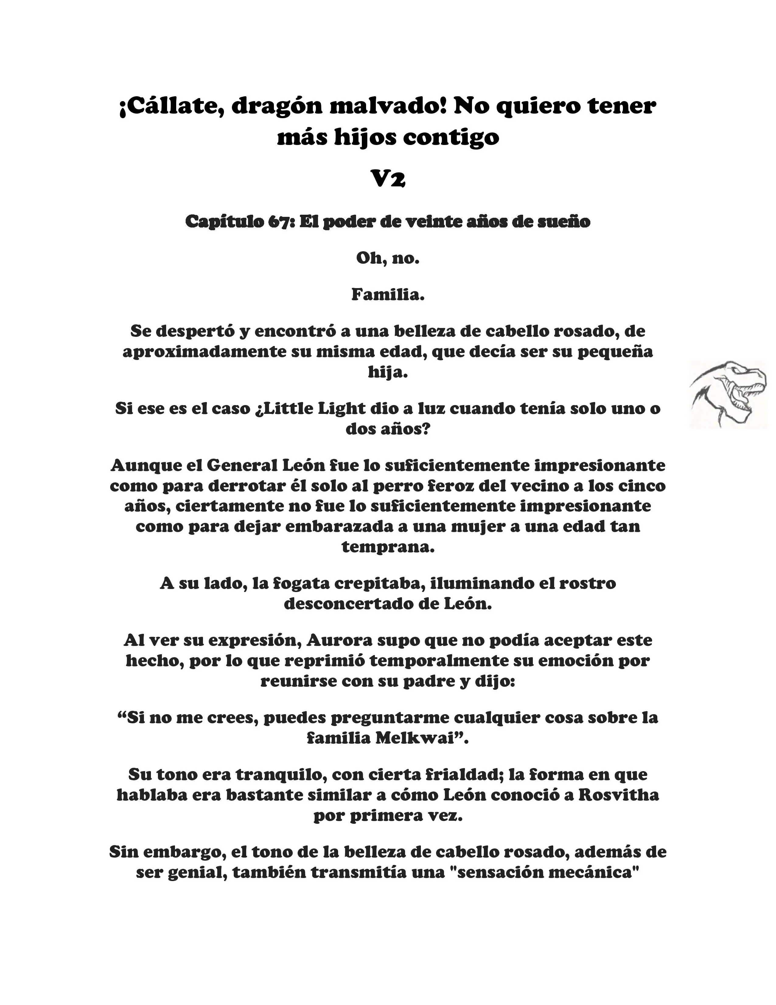 ¡Callate, dragon malvado! No quiero tener mas hijos contigo. (Novela) - Capítulo 260 - Página 1 - LectorTMOo