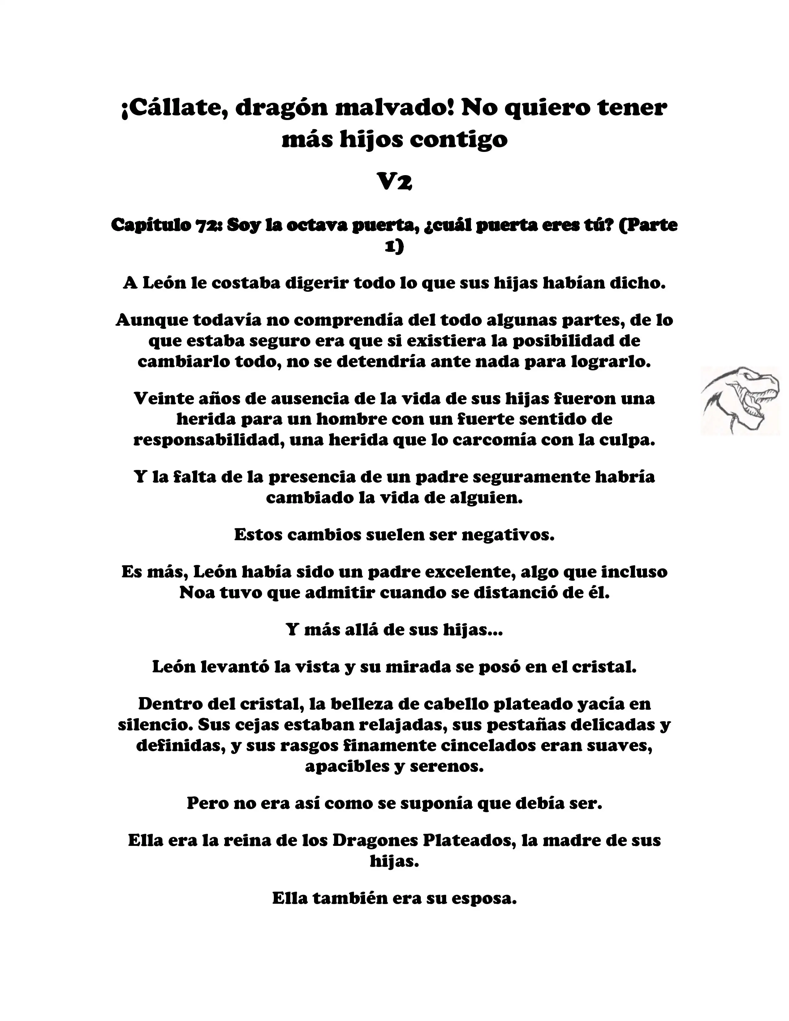 ¡Callate, dragon malvado! No quiero tener mas hijos contigo. (Novela) - Capítulo 267 - Página 1 - LectorTMOo