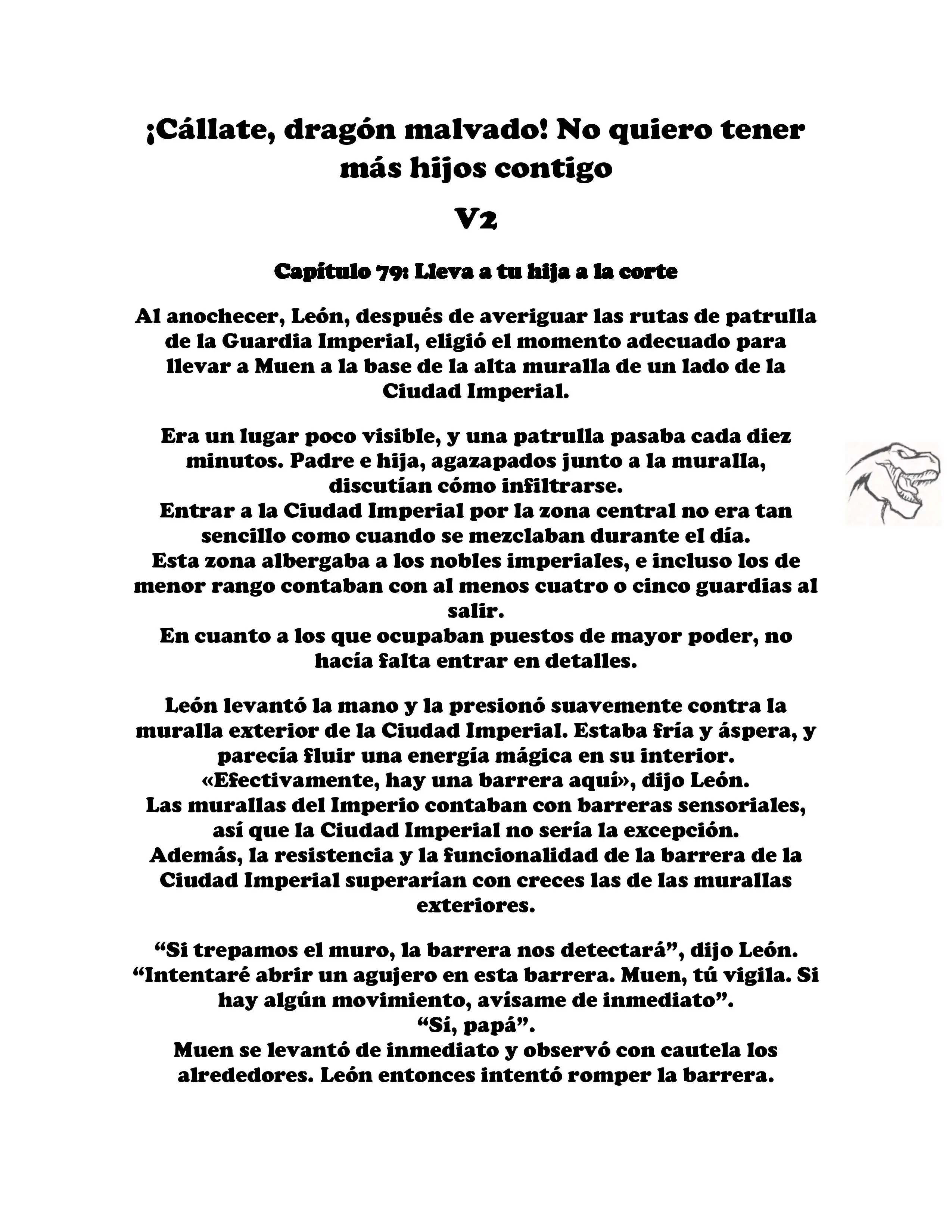 ¡Callate, dragon malvado! No quiero tener mas hijos contigo. (Novela) - Capítulo 277 - Página 1 - LectorTMOo