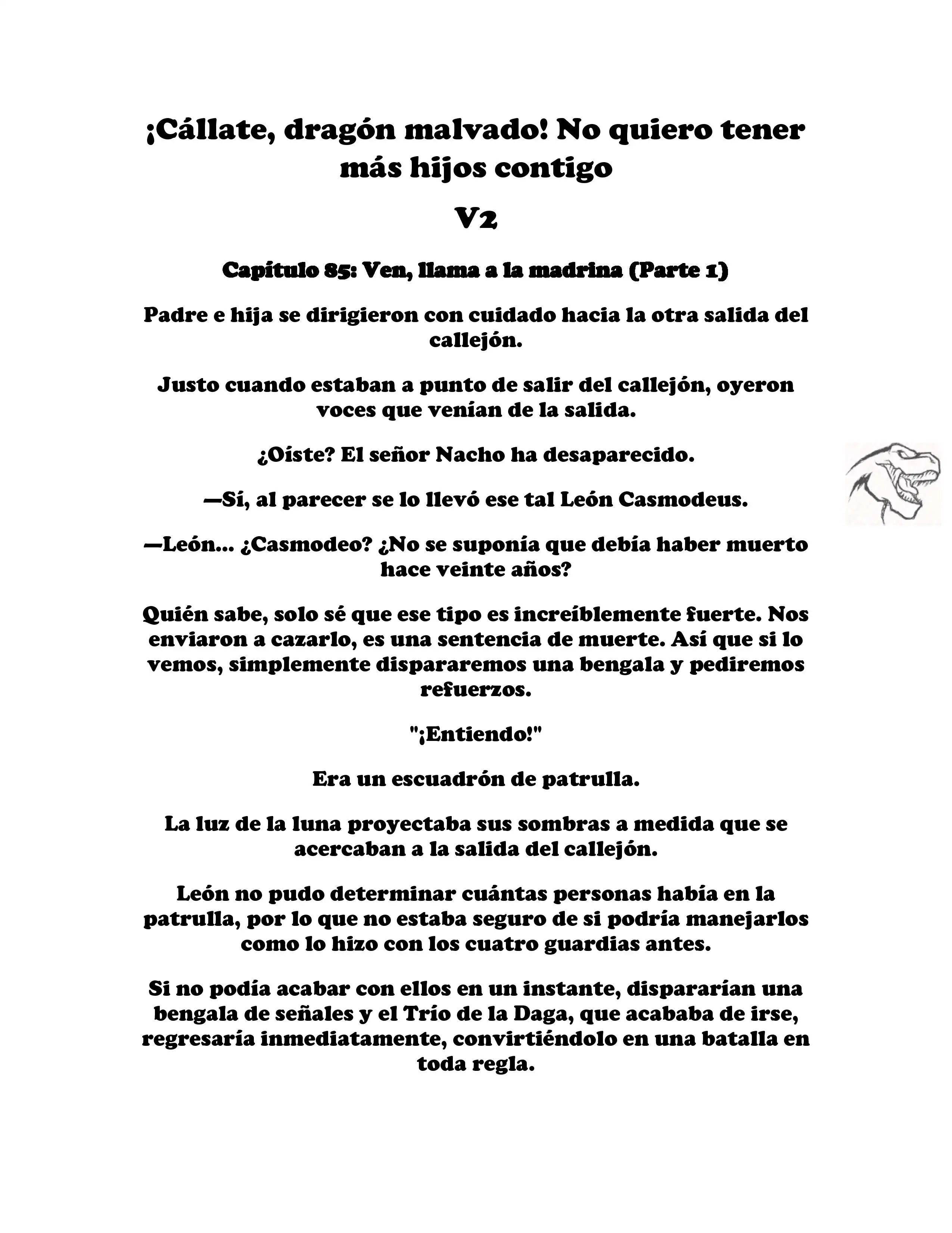 ¡Callate, dragon malvado! No quiero tener mas hijos contigo. (Novela) - Capítulo 286 - Página 1 - LectorTMOo