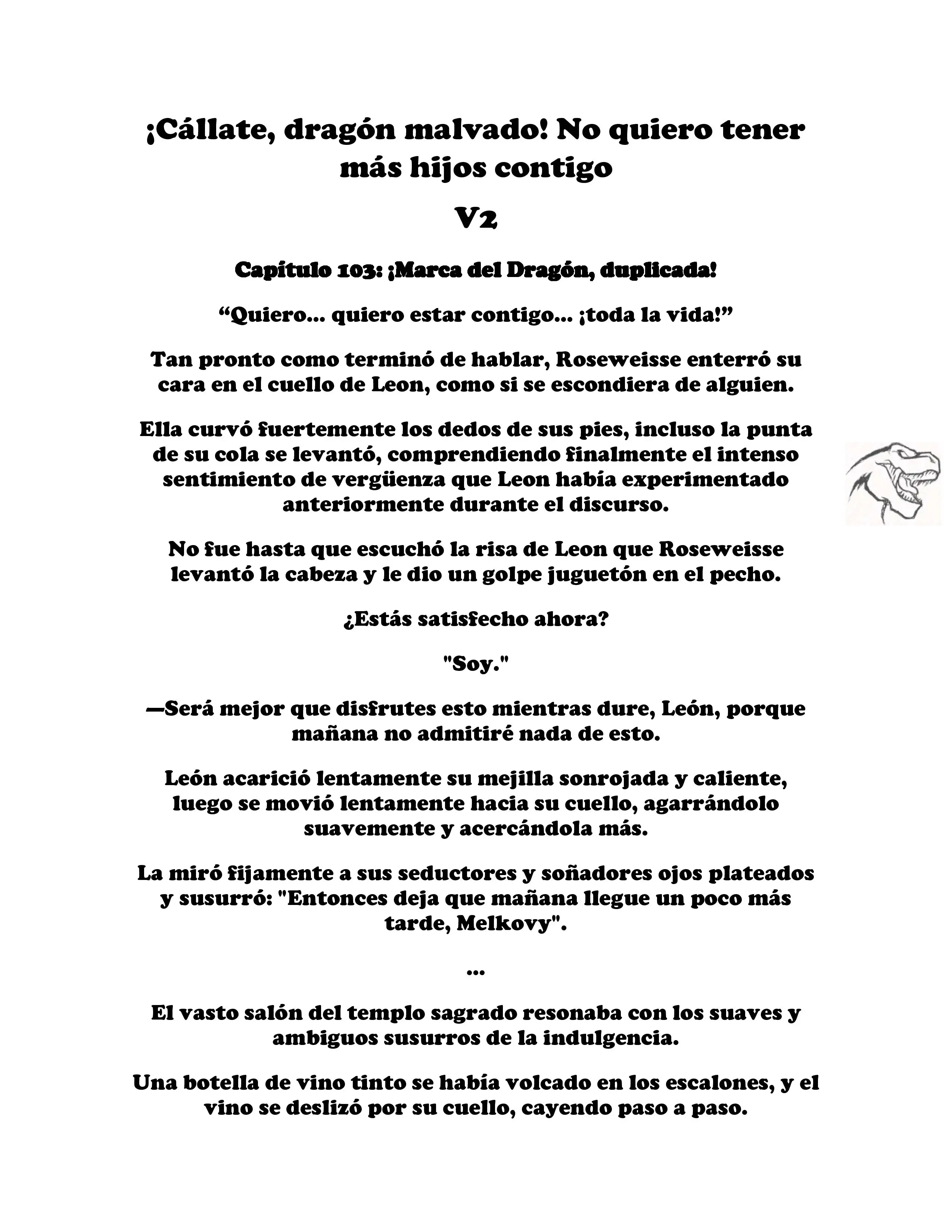 ¡Callate, dragon malvado! No quiero tener mas hijos contigo. (Novela) - Capítulo 315 - Página 1 - LectorTMOo