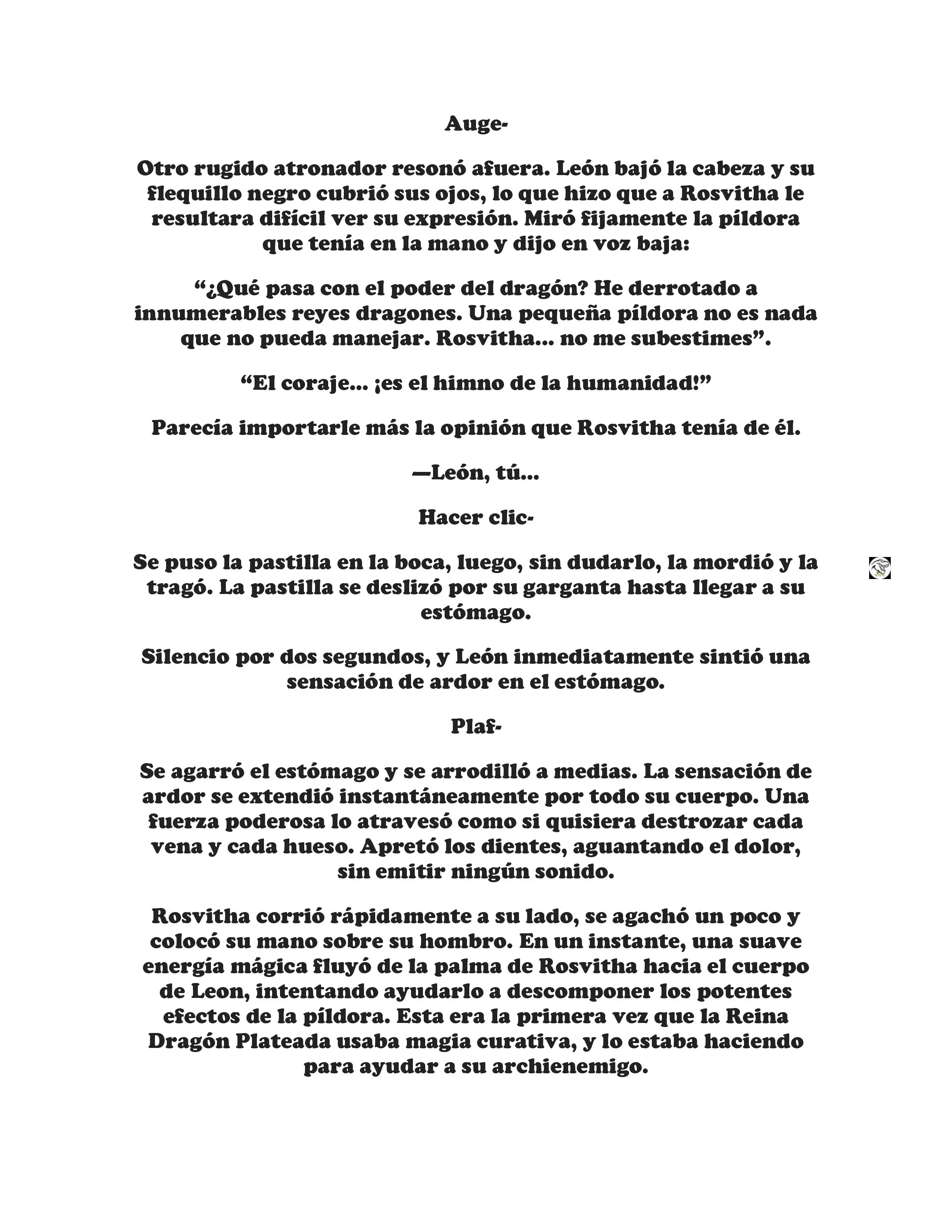 ¡Callate, dragon malvado! No quiero tener mas hijos contigo. (Novela) - Capítulo 32 - Página 4 - LectorTMOo