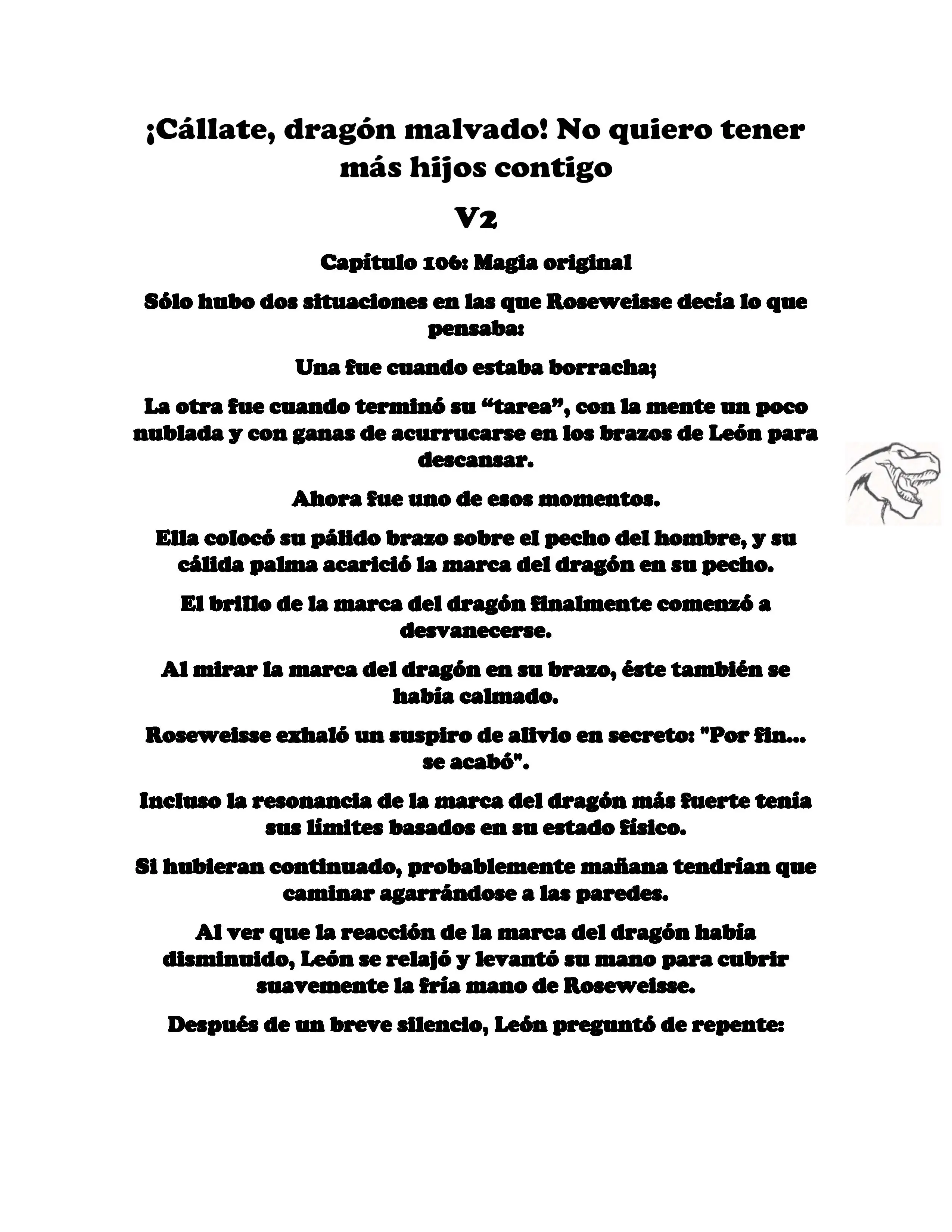 ¡Callate, dragon malvado! No quiero tener mas hijos contigo. (Novela) - Capítulo 320 - Página 1 - LectorTMOo