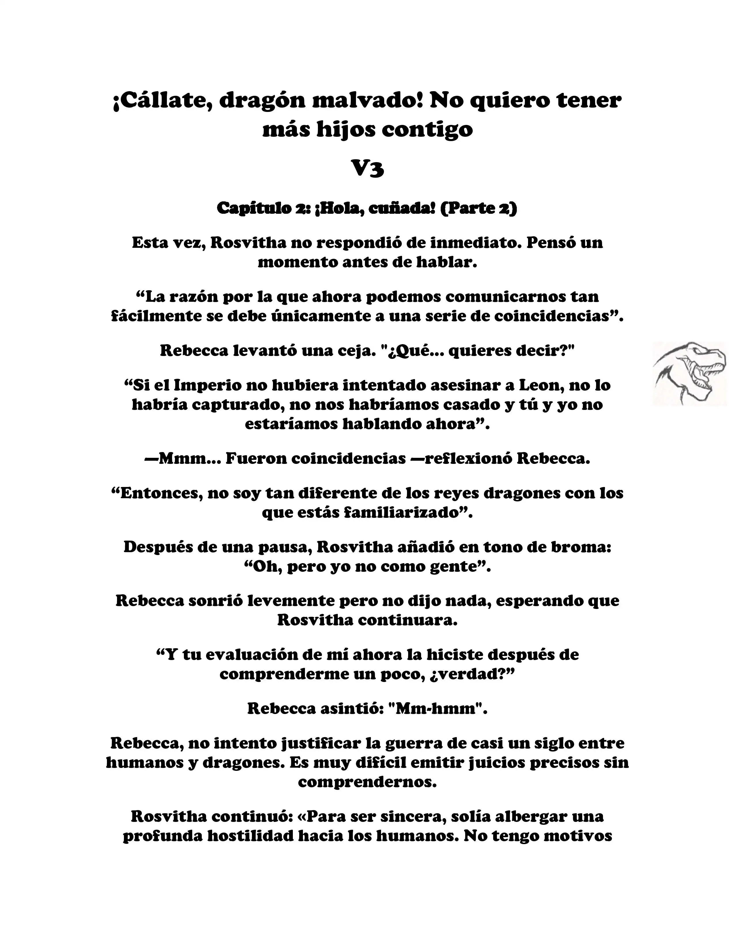 ¡Callate, dragon malvado! No quiero tener mas hijos contigo. (Novela) - Capítulo 325 - Página 1 - LectorTMOo