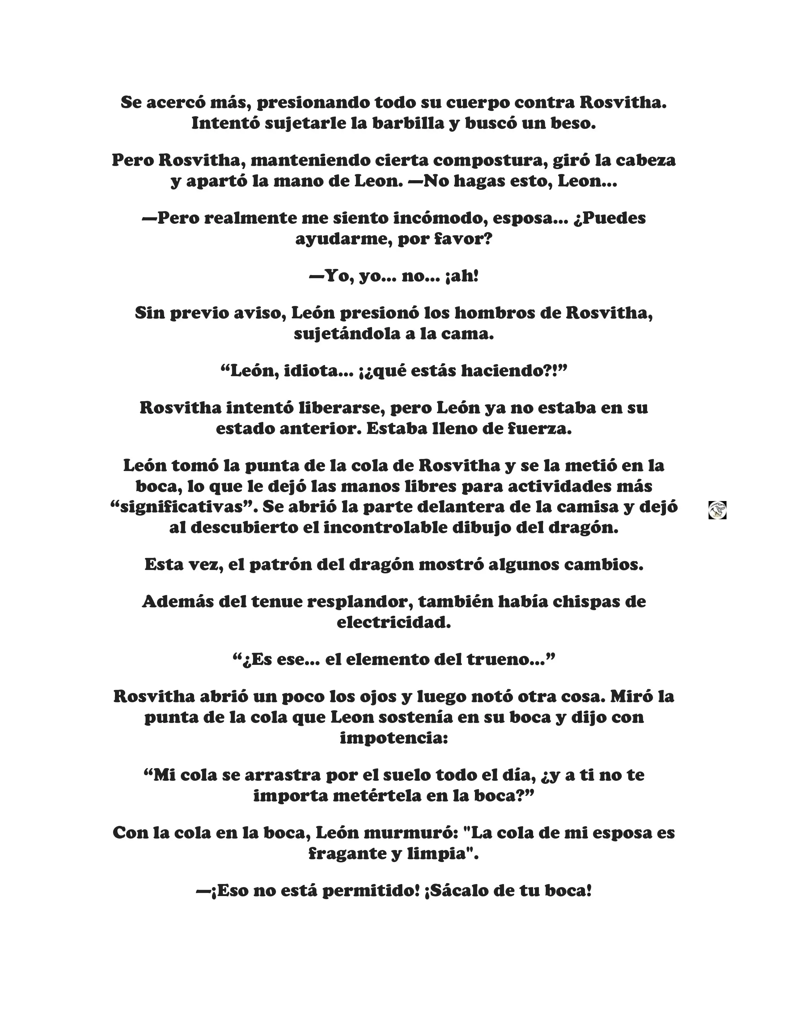 ¡Callate, dragon malvado! No quiero tener mas hijos contigo. (Novela) - Capítulo 33 - Página 6 - LectorTMOo