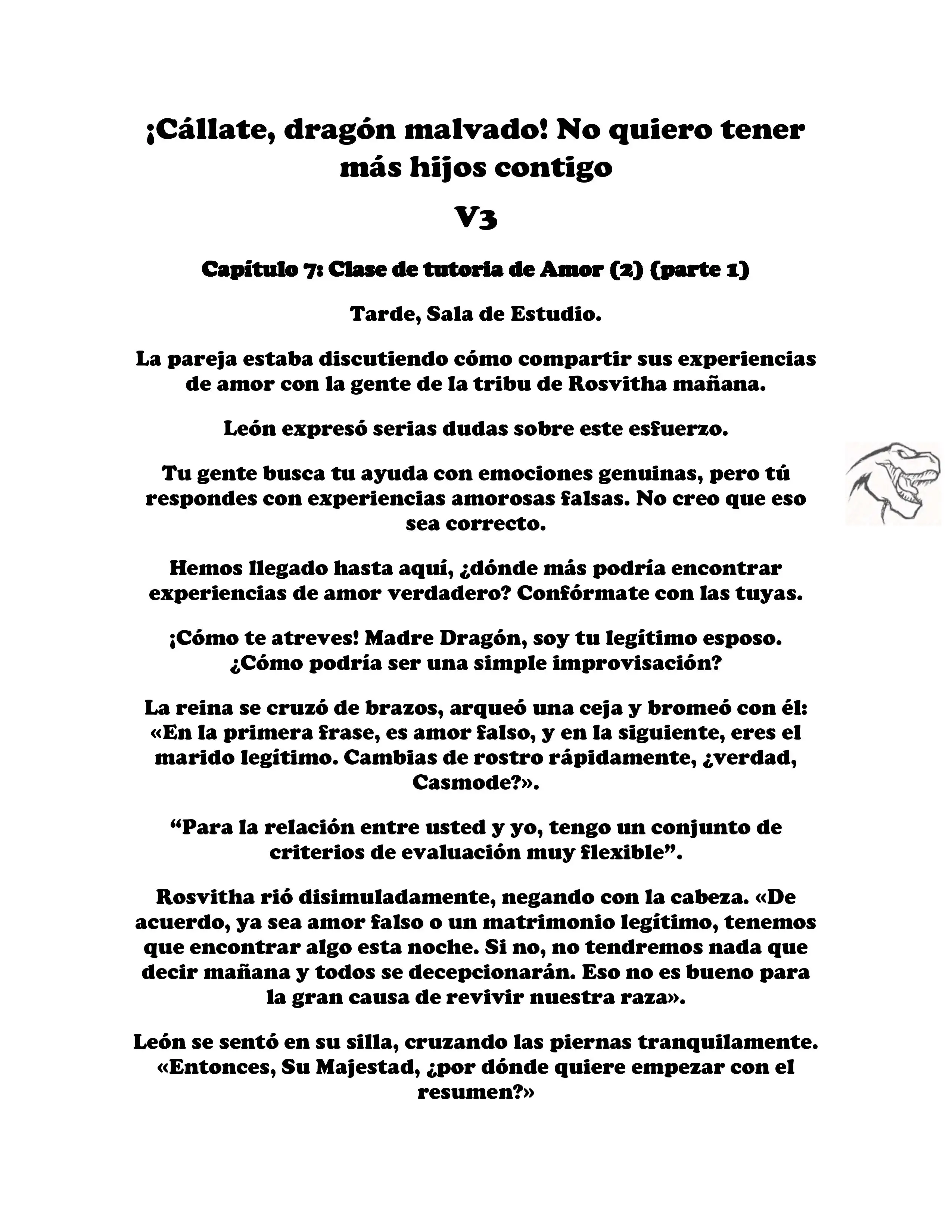 ¡Callate, dragon malvado! No quiero tener mas hijos contigo. (Novela) - Capítulo 331 - Página 1 - LectorTMOo