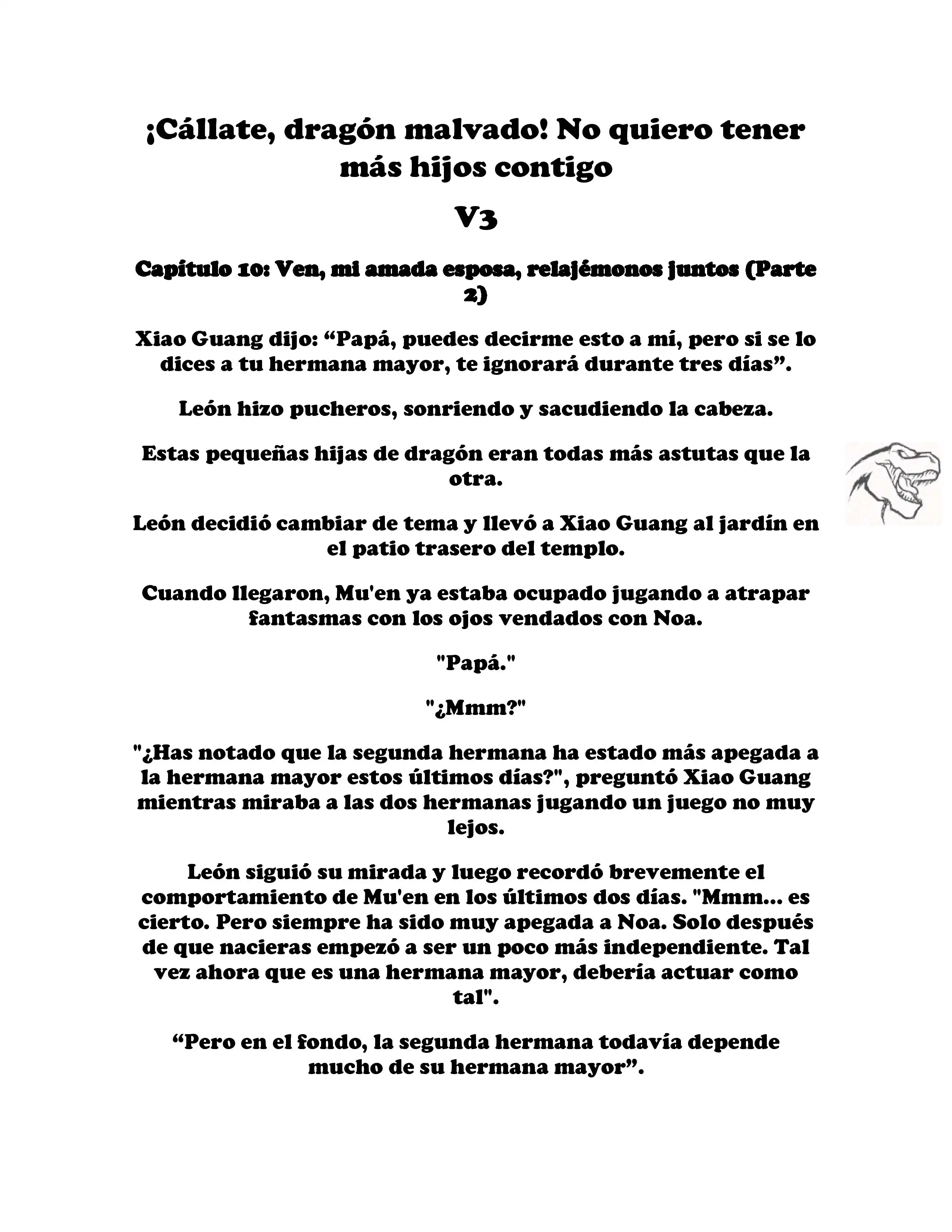 ¡Callate, dragon malvado! No quiero tener mas hijos contigo. (Novela) - Capítulo 336 - Página 1 - LectorTMOo