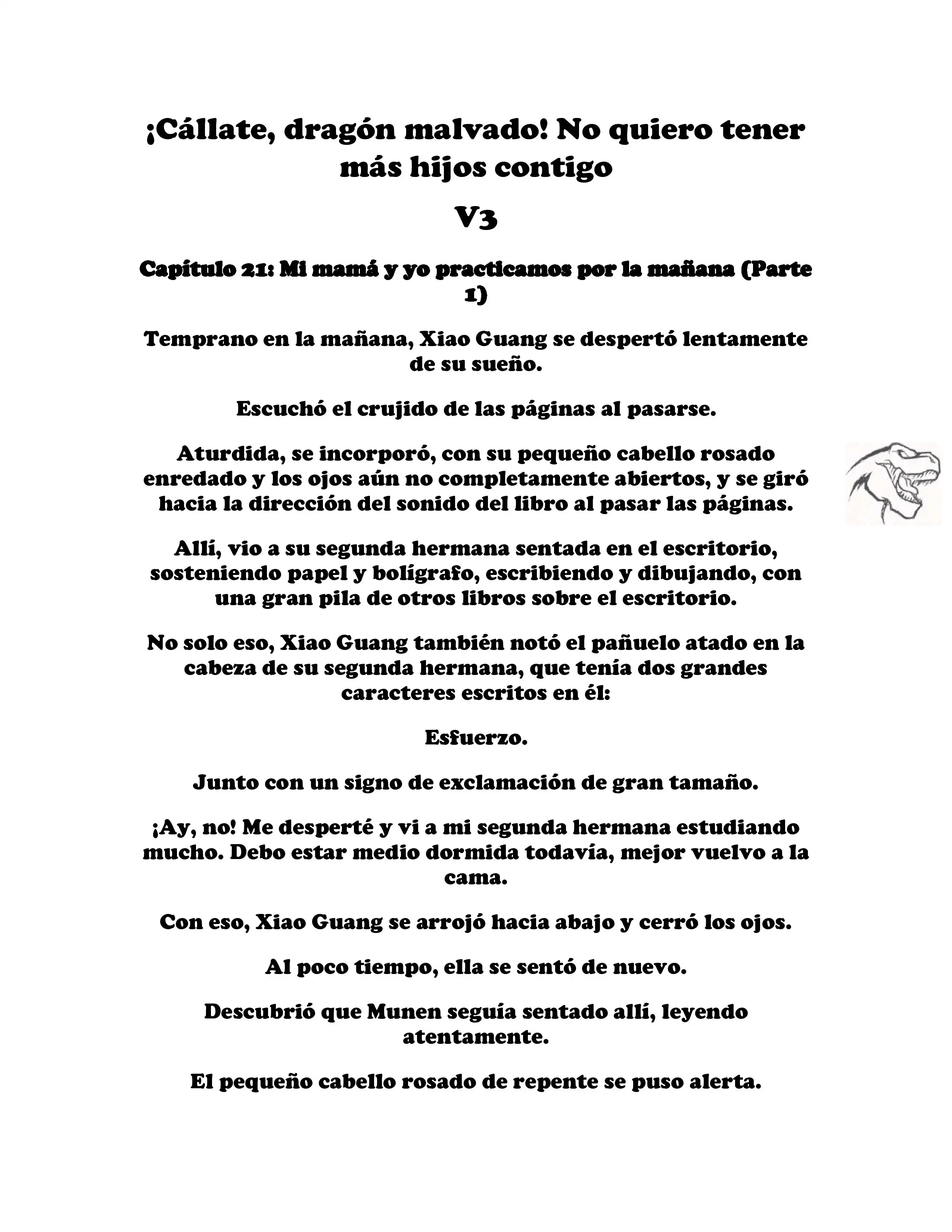 ¡Callate, dragon malvado! No quiero tener mas hijos contigo. (Novela) - Capítulo 351 - Página 1 - LectorTMOo