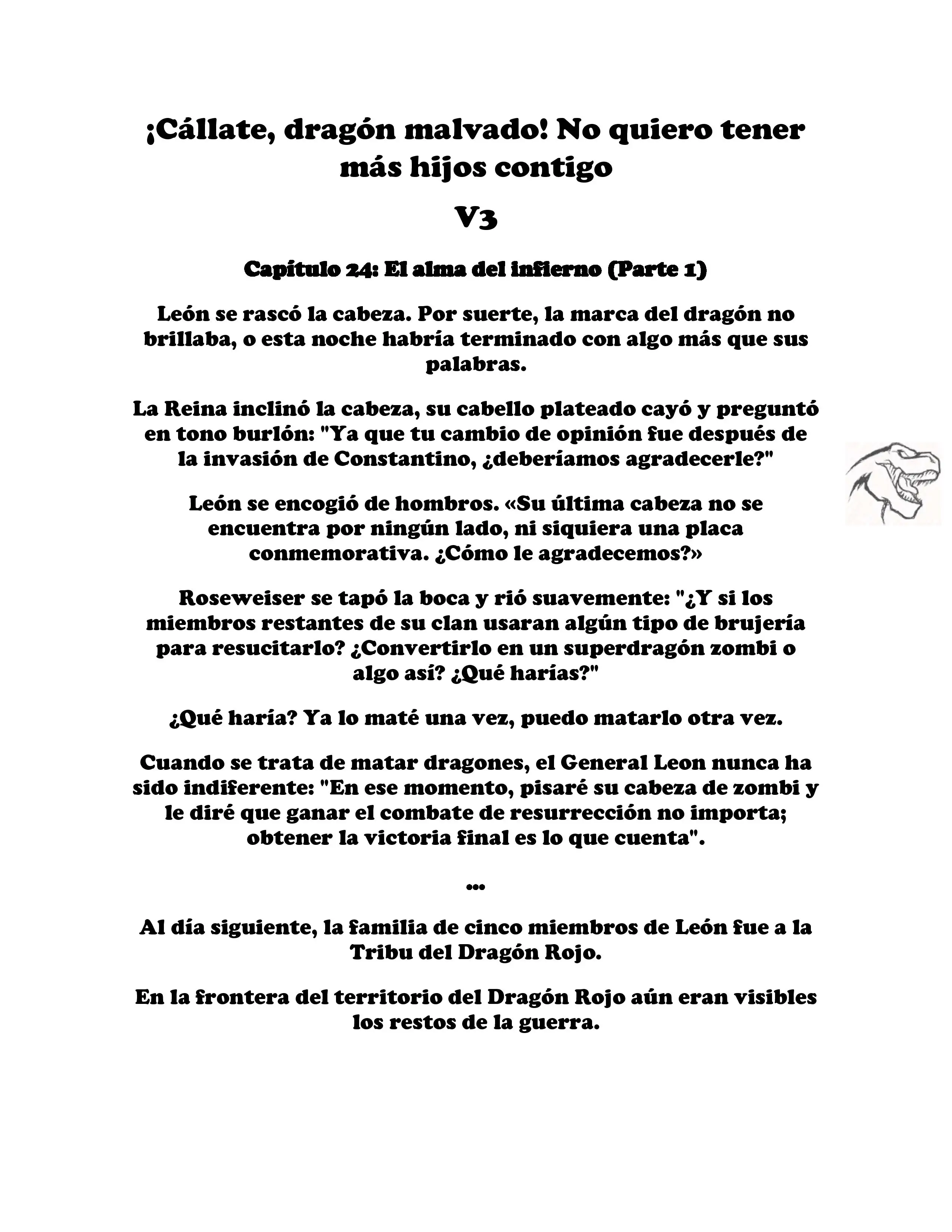 ¡Callate, dragon malvado! No quiero tener mas hijos contigo. (Novela) - Capítulo 356 - Página 1 - LectorTMOo