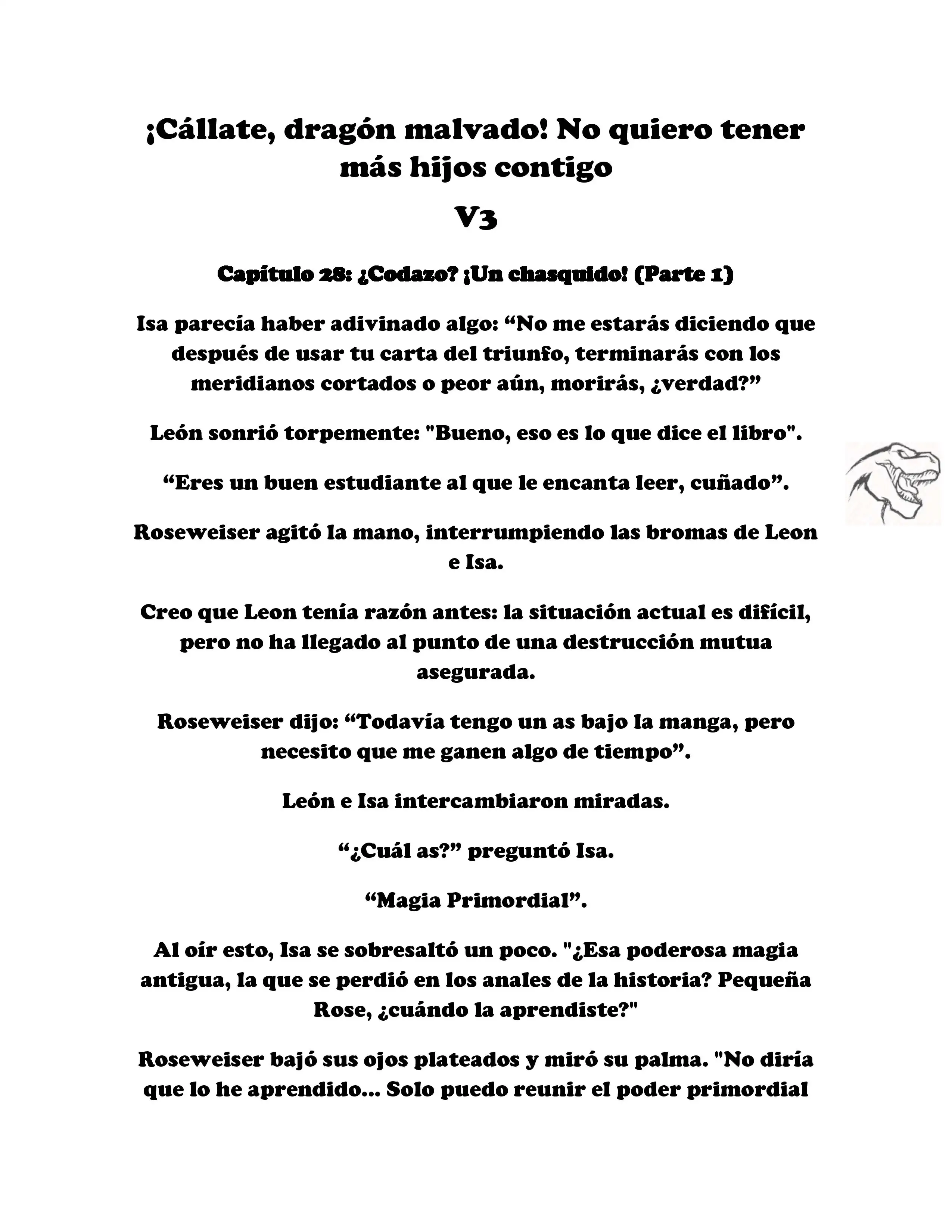 ¡Callate, dragon malvado! No quiero tener mas hijos contigo. (Novela) - Capítulo 363 - Página 1 - LectorTMOo