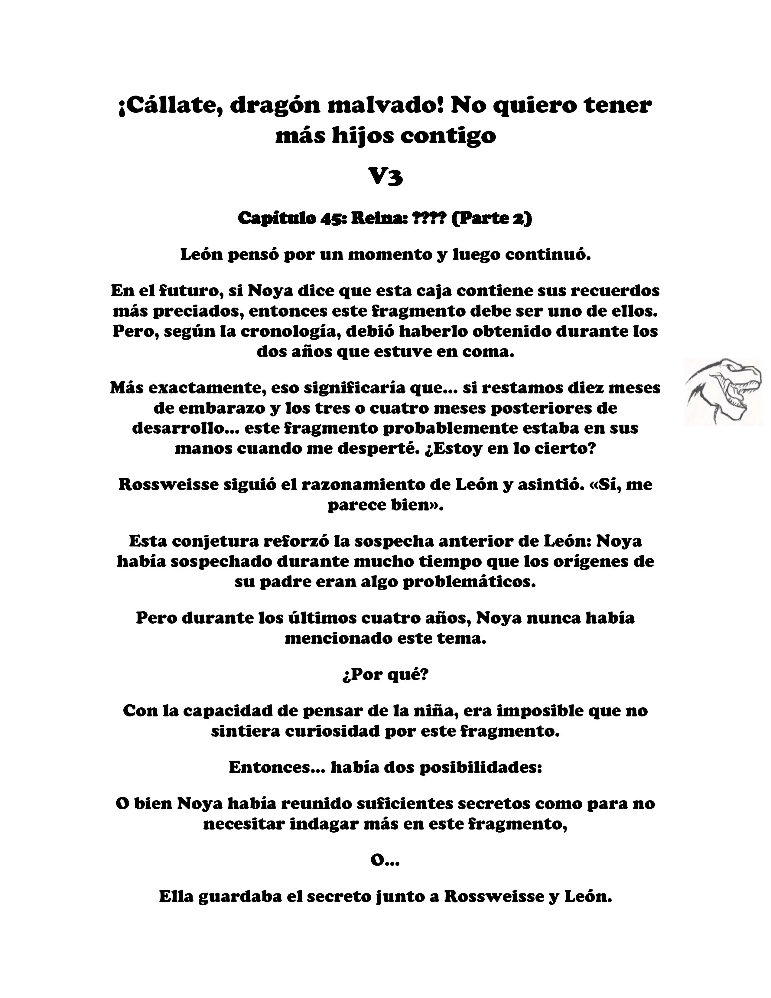 ¡Callate, dragon malvado! No quiero tener mas hijos contigo. (Novela) - Capítulo 391 - Página 2 - LectorTMOo