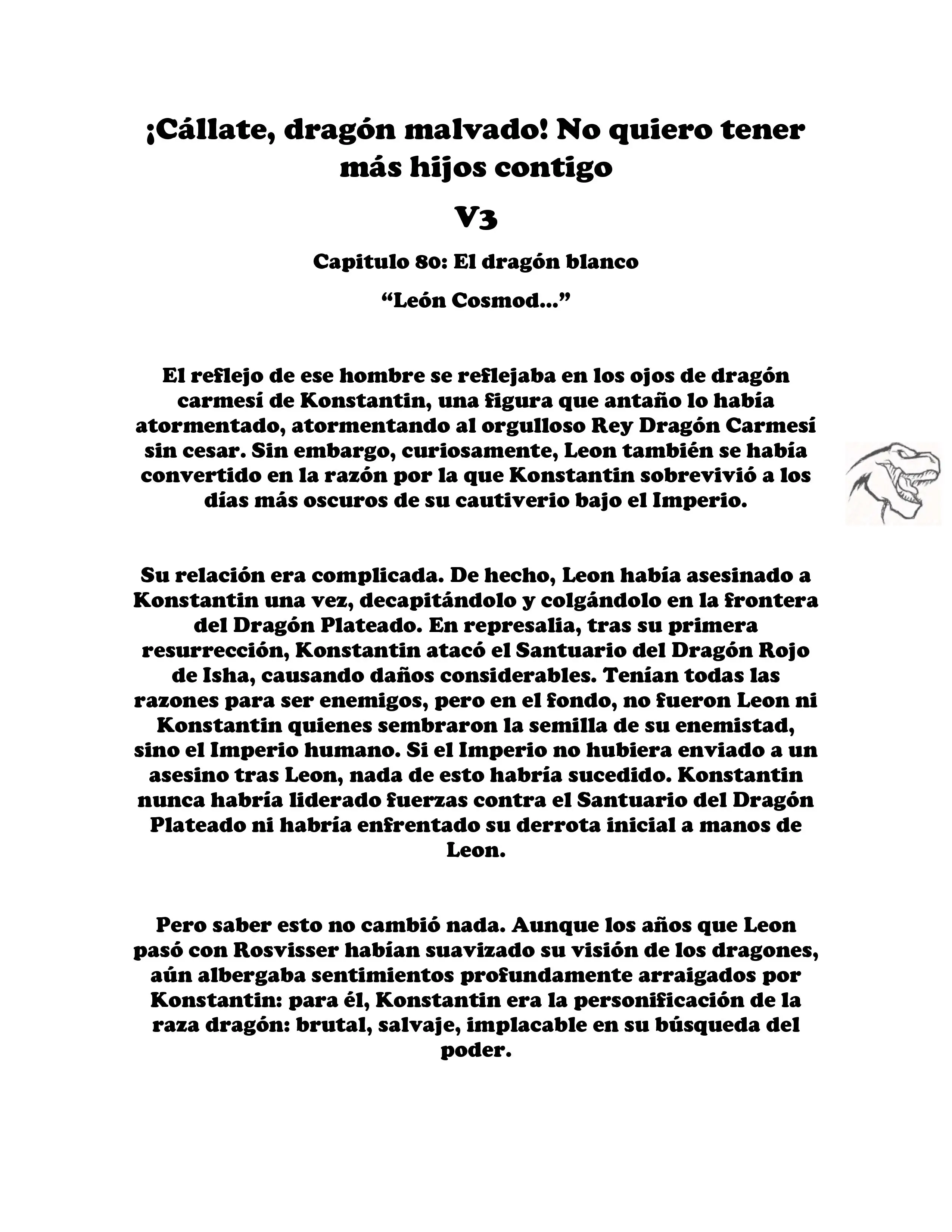 ¡Callate, dragon malvado! No quiero tener mas hijos contigo. (Novela) - Capítulo 427 - Página 2 - LectorTMOo