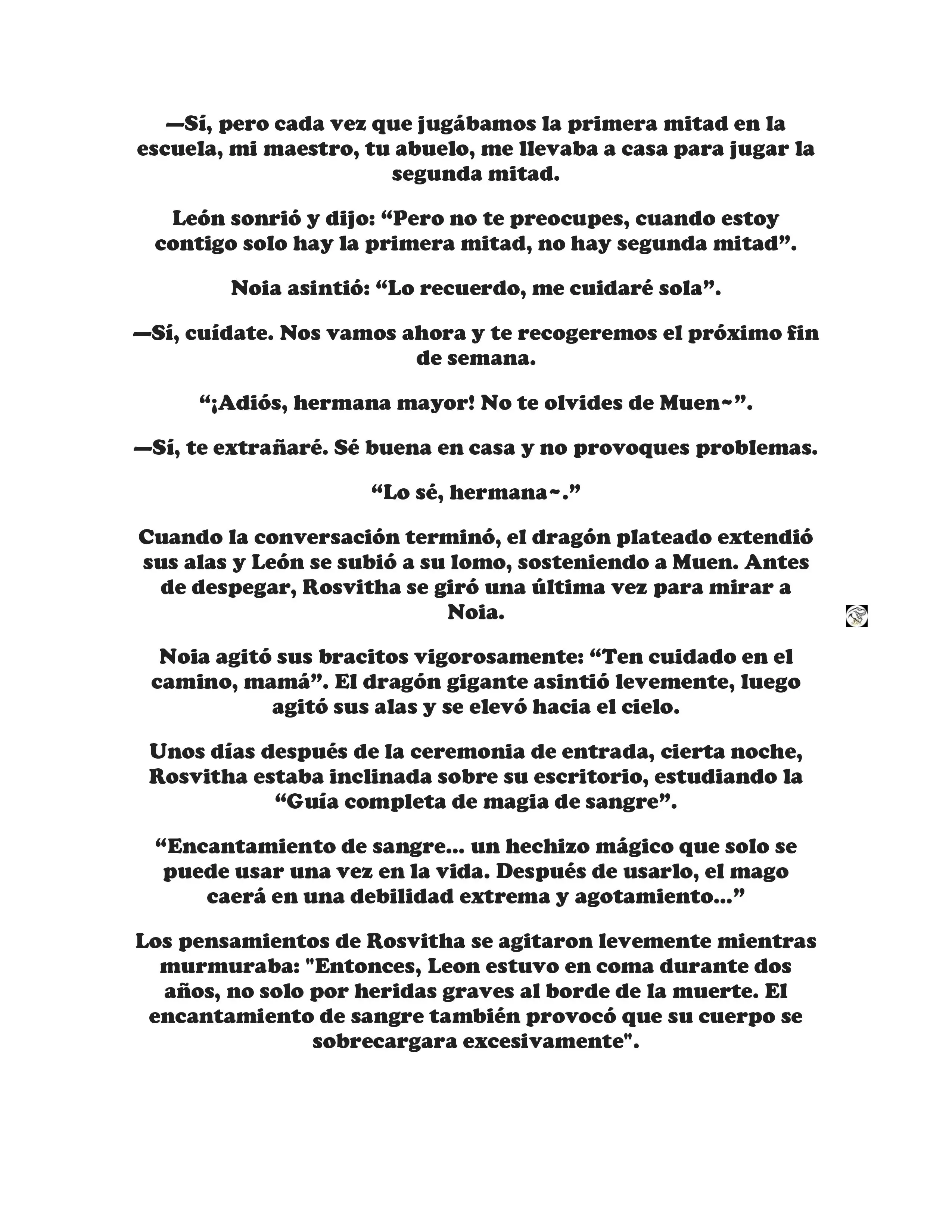 ¡Callate, dragon malvado! No quiero tener mas hijos contigo. (Novela) - Capítulo 49 - Página 5 - LectorTMOo