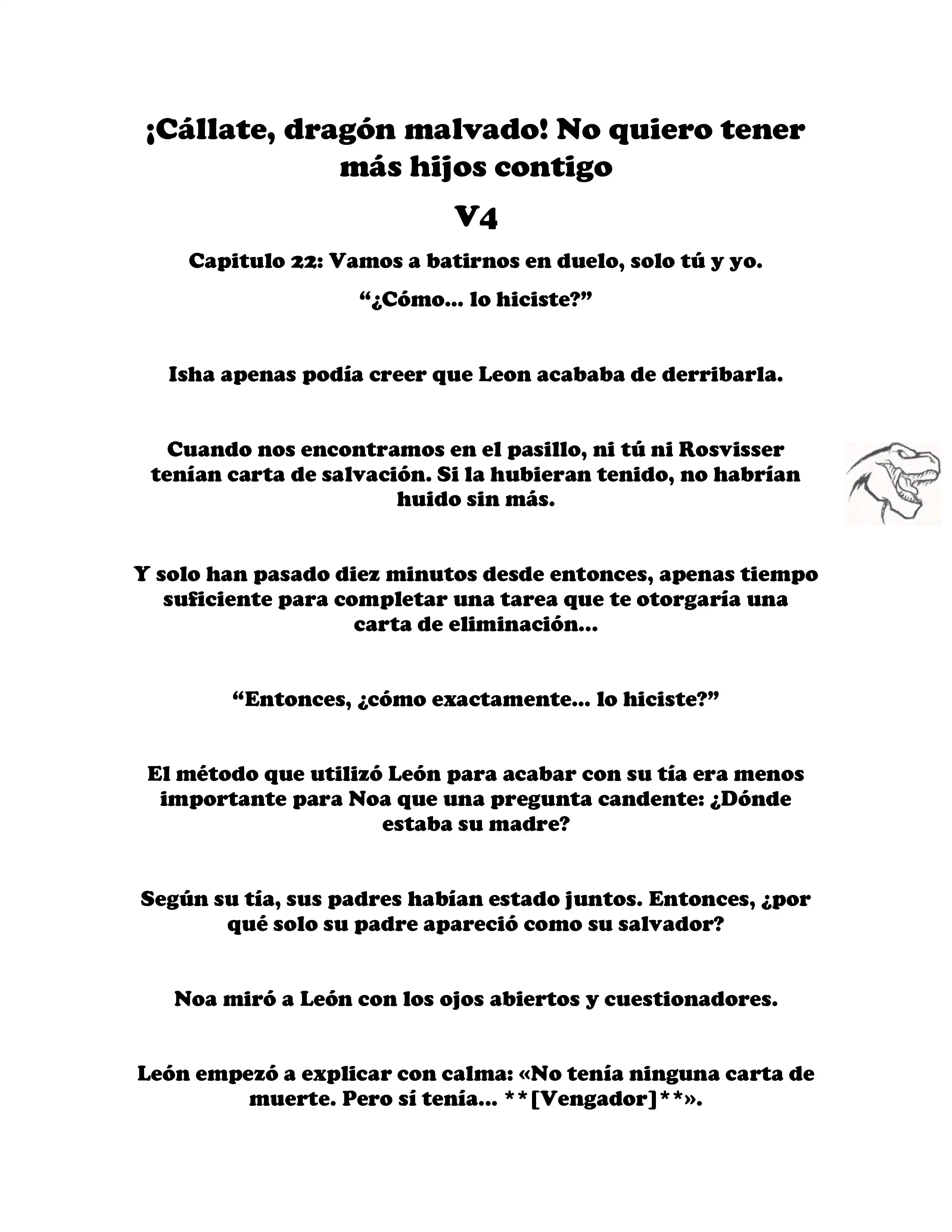 ¡Callate, dragon malvado! No quiero tener mas hijos contigo. (Novela) - Capítulo 503 - Página 2 - LectorTMOo