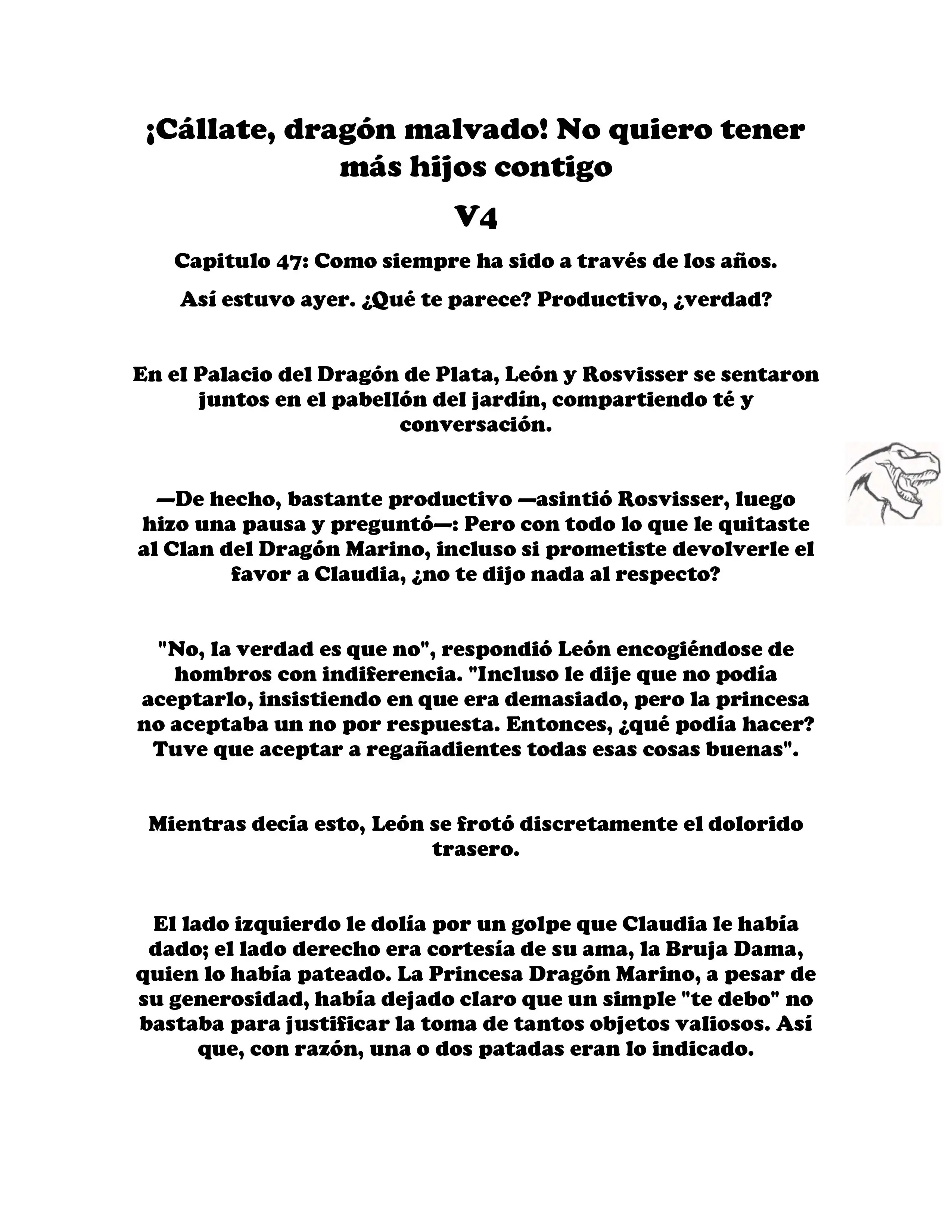 ¡Callate, dragon malvado! No quiero tener mas hijos contigo. (Novela) - Capítulo 528 - Página 2 - LectorTMOo