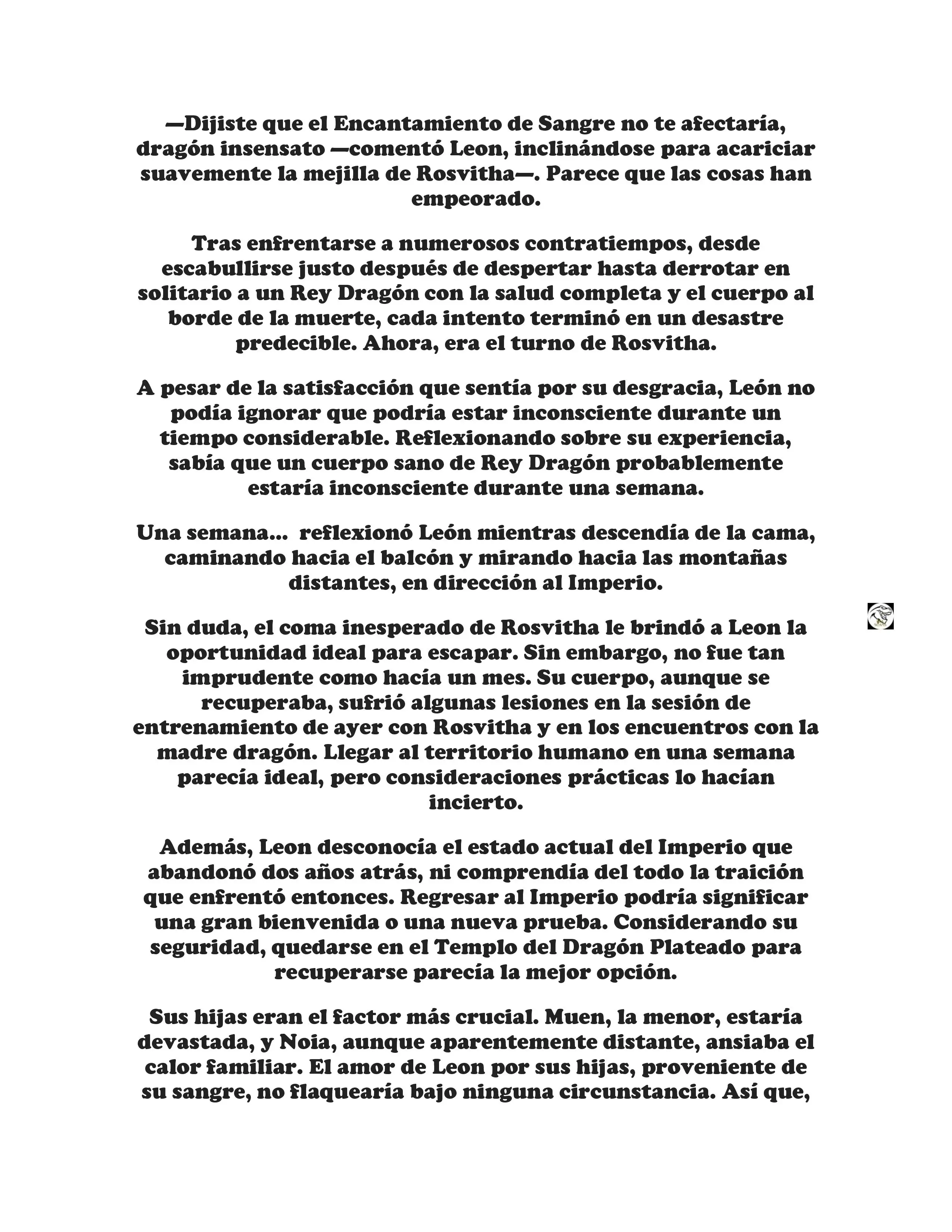 ¡Callate, dragon malvado! No quiero tener mas hijos contigo. (Novela) - Capítulo 55 - Página 4 - LectorTMOo