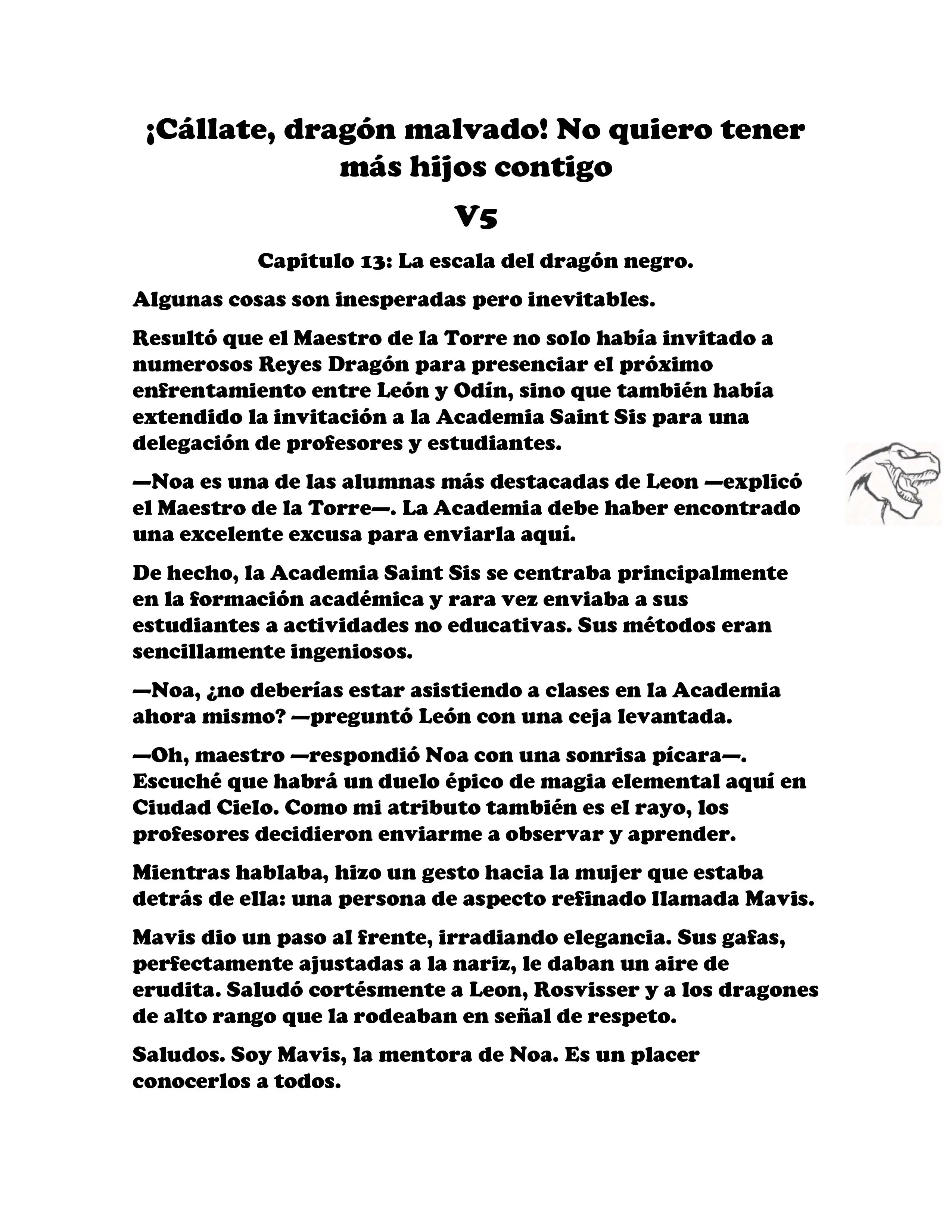 ¡Callate, dragon malvado! No quiero tener mas hijos contigo. (Novela) - Capítulo 585 - Página 2 - LectorTMOo