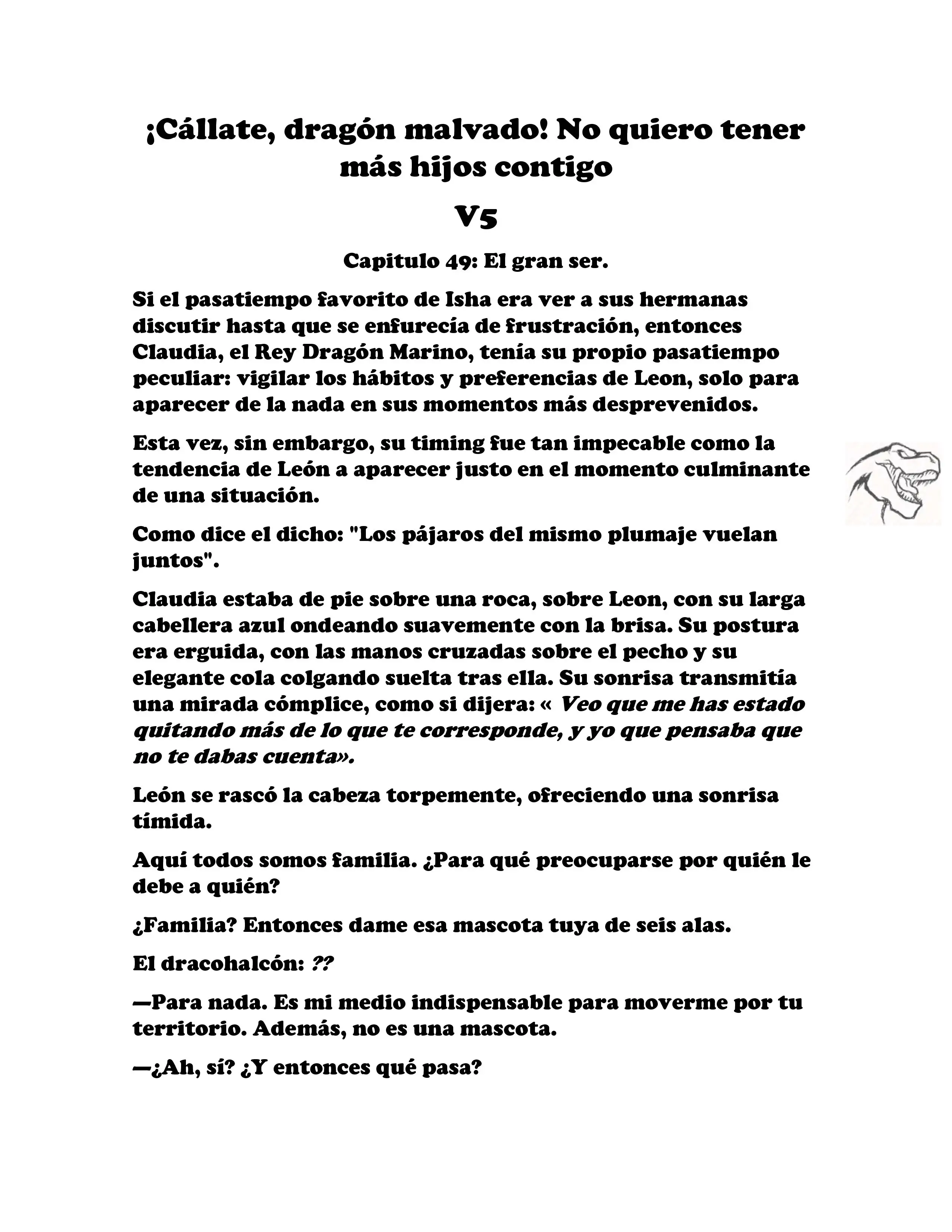 ¡Callate, dragon malvado! No quiero tener mas hijos contigo. (Novela) - Capítulo 620 - Página 2 - LectorTMOo
