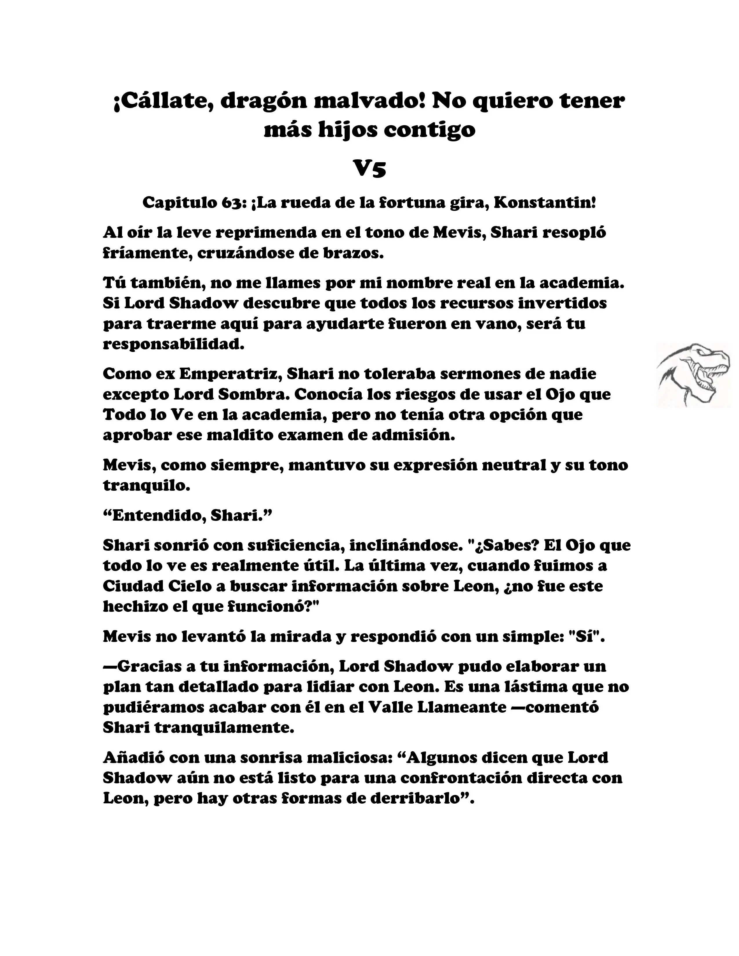¡Callate, dragon malvado! No quiero tener mas hijos contigo. (Novela) - Capítulo 633 - Página 2 - LectorTMOo