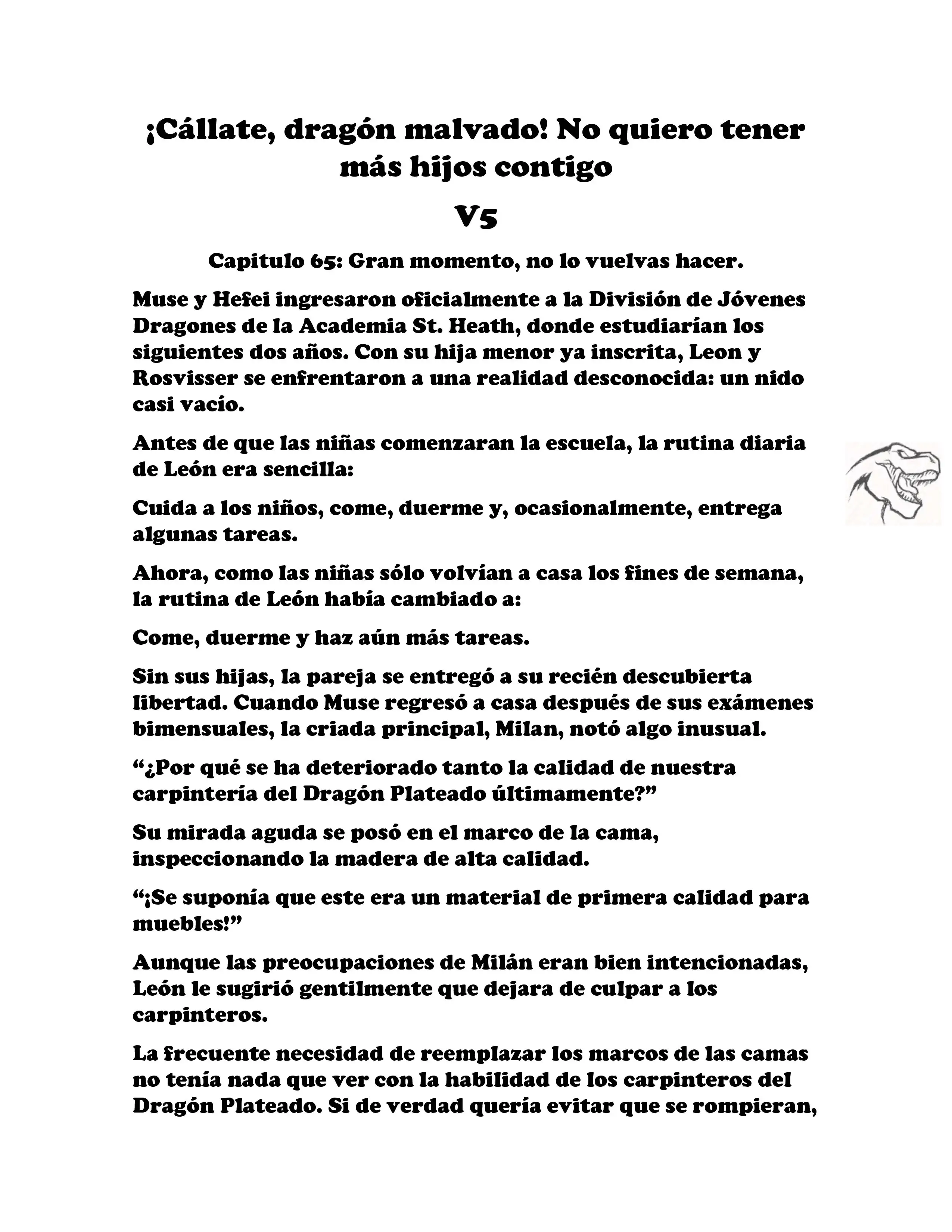 ¡Callate, dragon malvado! No quiero tener mas hijos contigo. (Novela) - Capítulo 635 - Página 2 - LectorTMOo