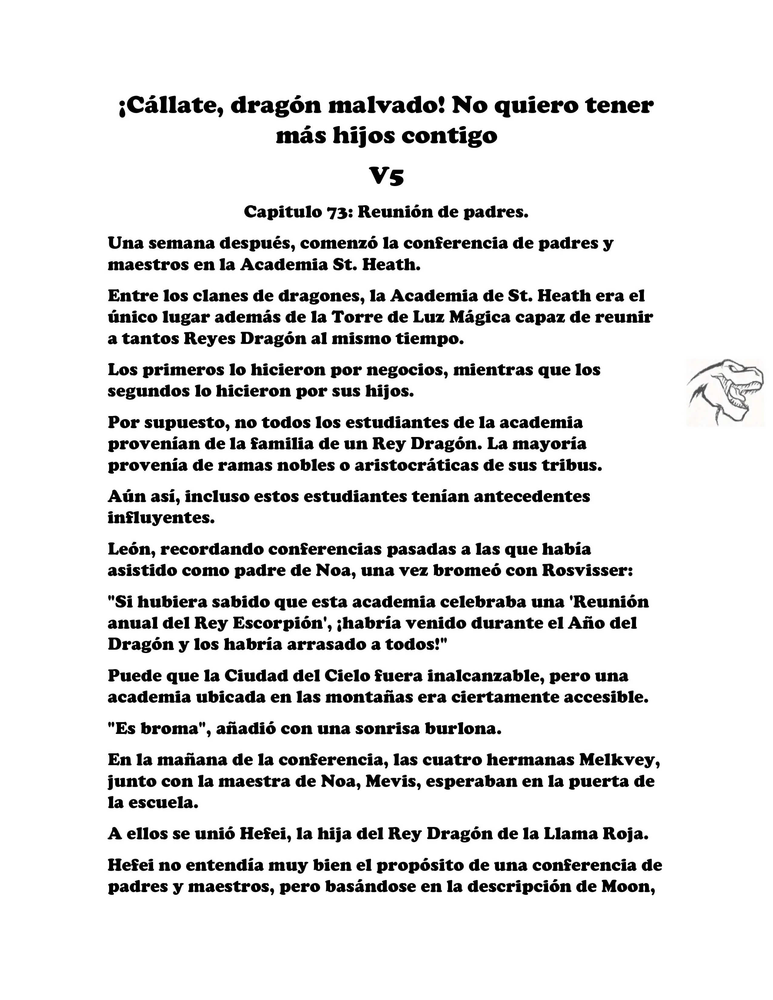 ¡Callate, dragon malvado! No quiero tener mas hijos contigo. (Novela) - Capítulo 643 - Página 2 - LectorTMOo