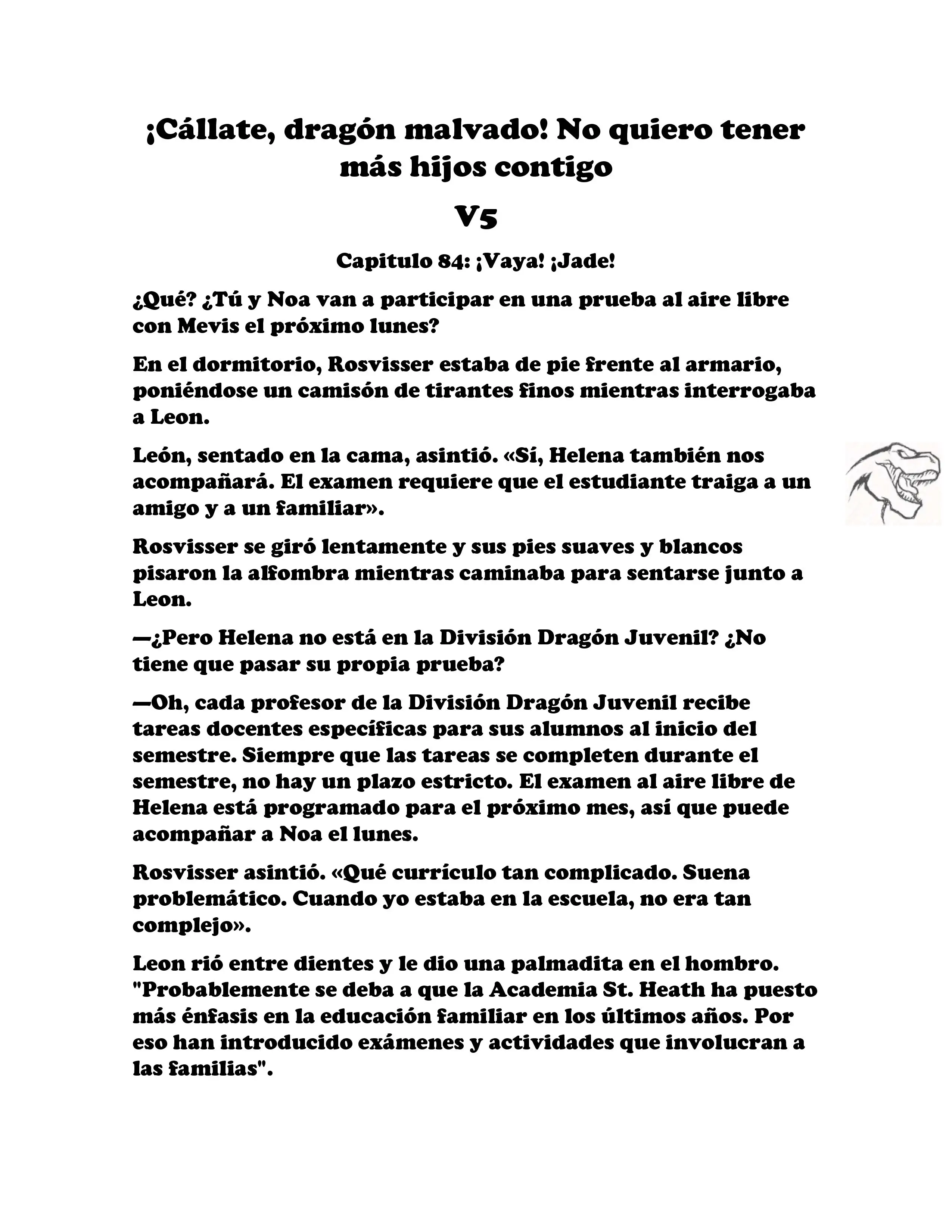 ¡Callate, dragon malvado! No quiero tener mas hijos contigo. (Novela) - Capítulo 654 - Página 2 - LectorTMOo