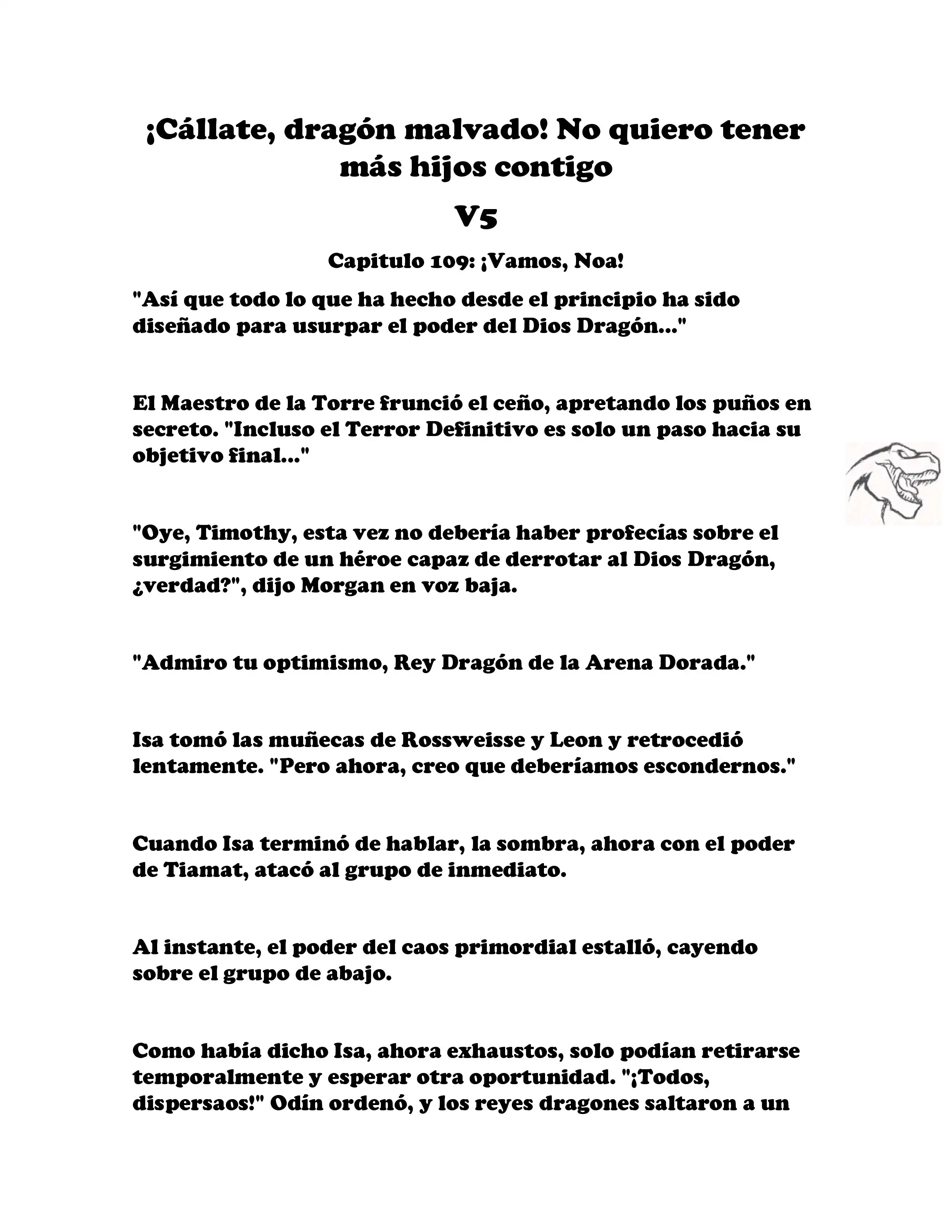 ¡Callate, dragon malvado! No quiero tener mas hijos contigo. (Novela) - Capítulo - Página 2 - LectorTMOo