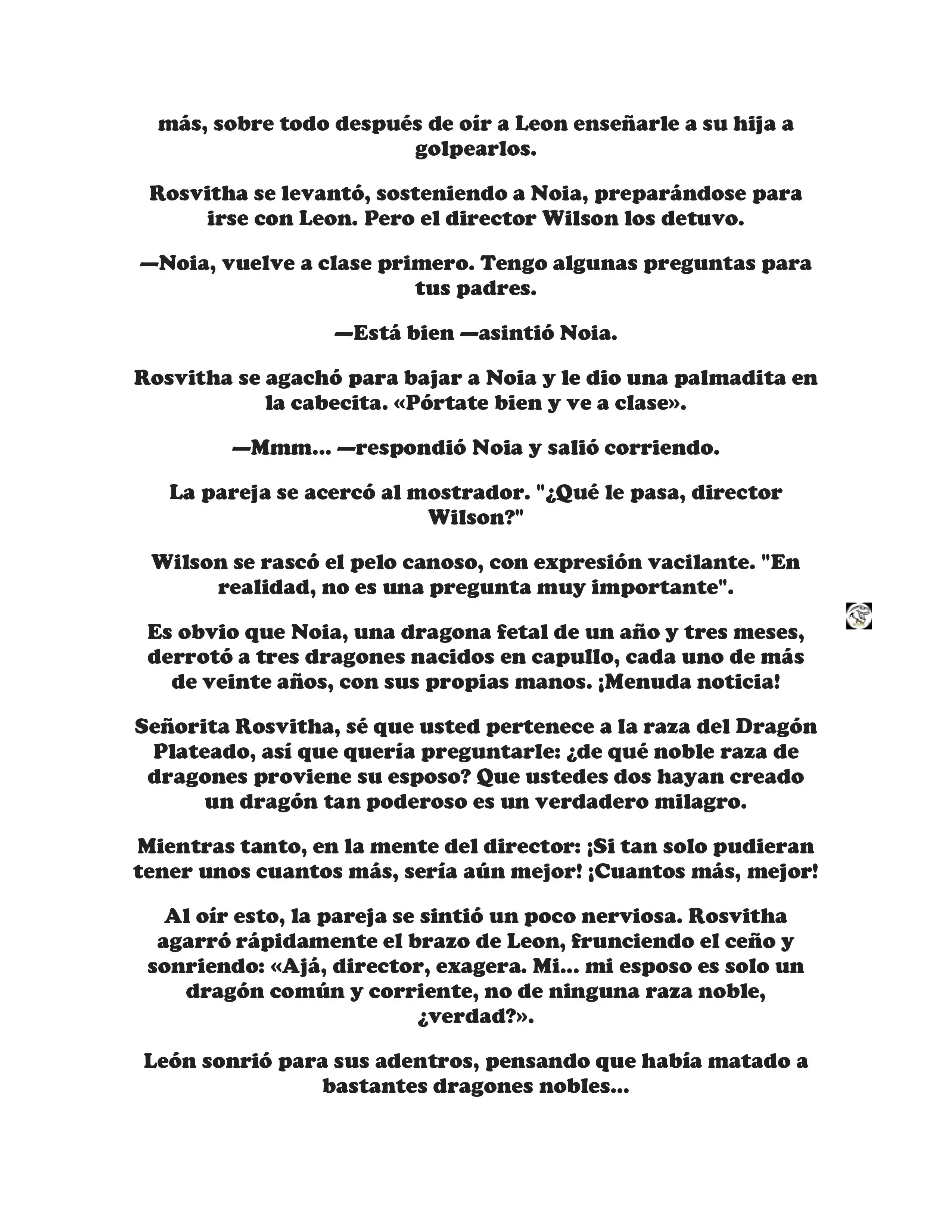 ¡Callate, dragon malvado! No quiero tener mas hijos contigo. (Novela) - Capítulo 68 - Página 9 - LectorTMOo