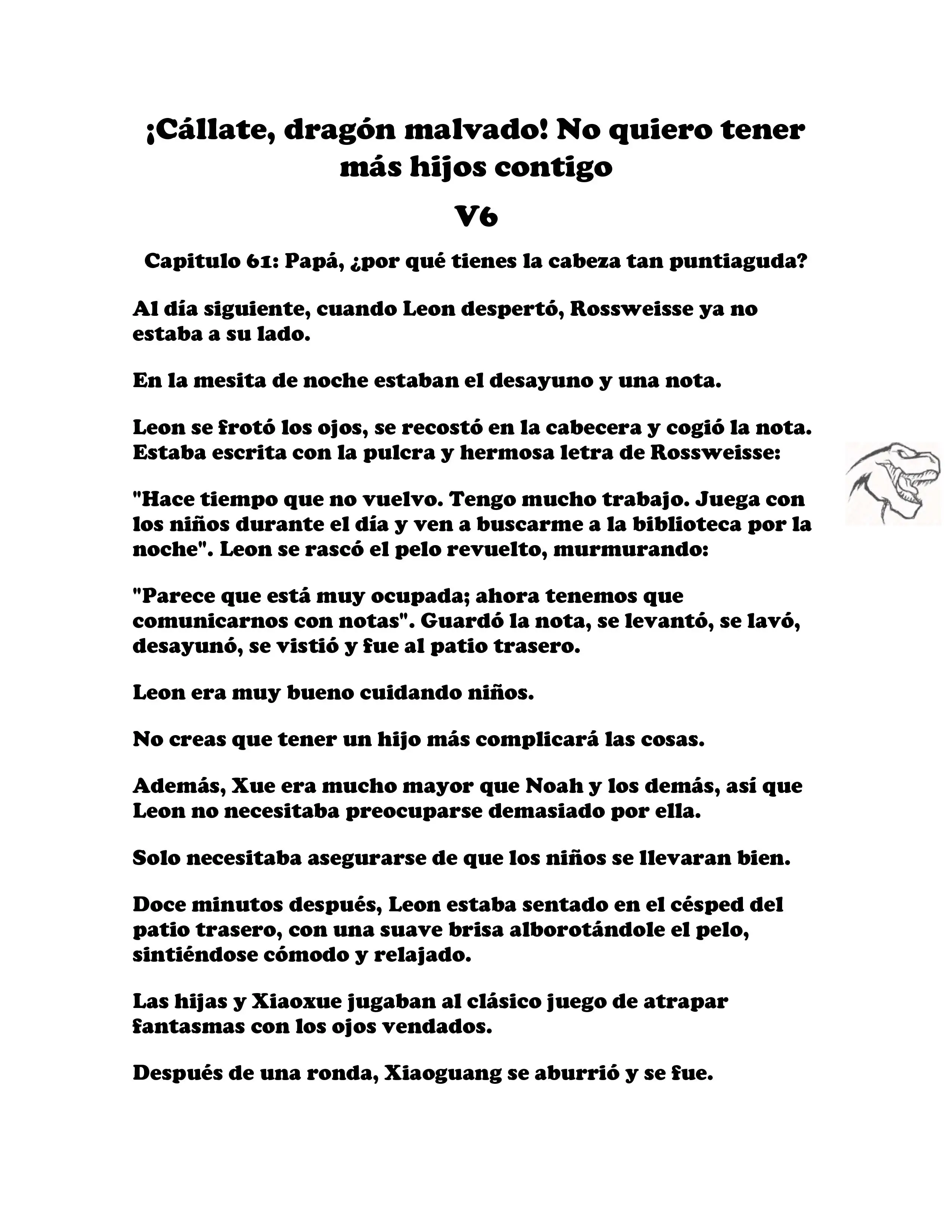 ¡Callate, dragon malvado! No quiero tener mas hijos contigo. (Novela) - Capítulo 742 - Página 2 - LectorTMOo