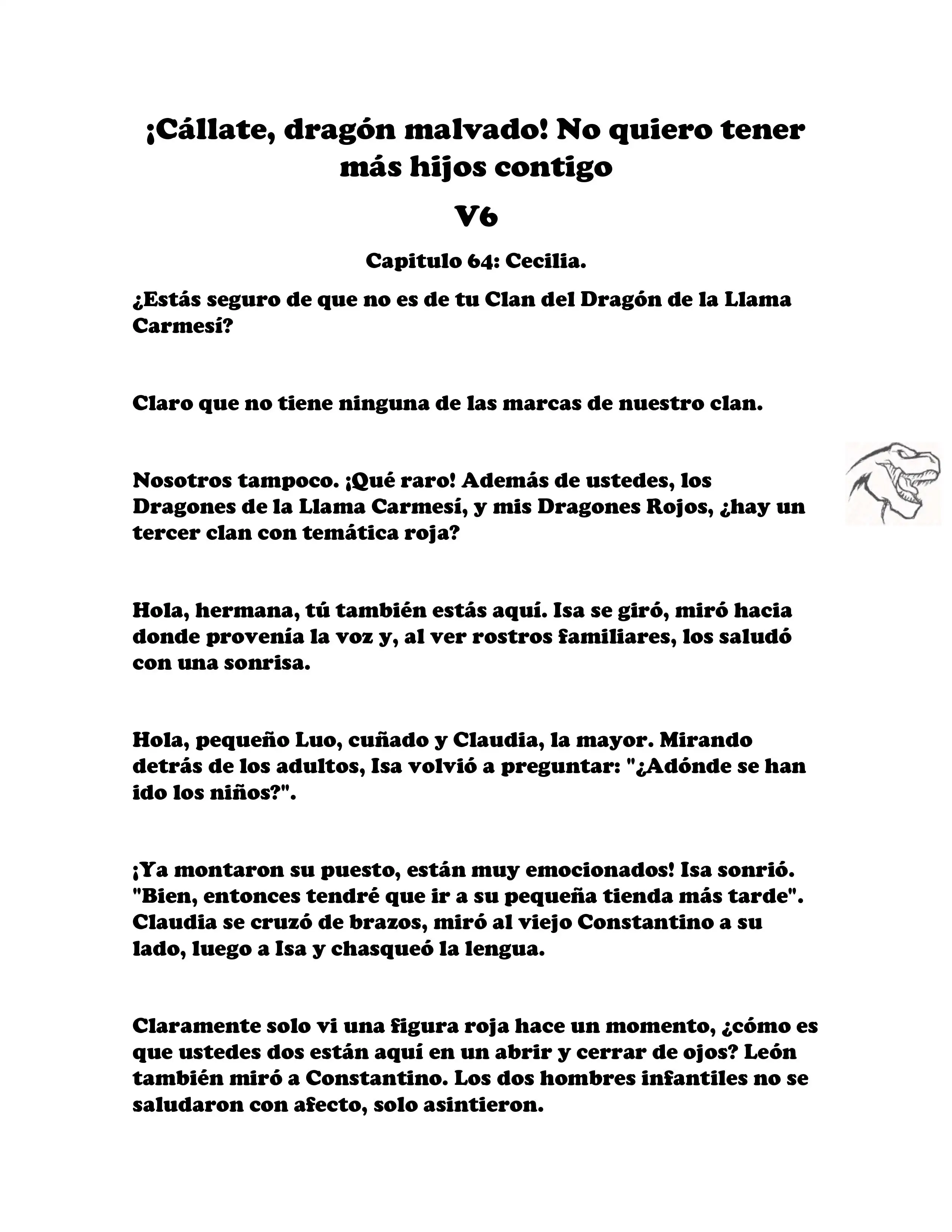 ¡Callate, dragon malvado! No quiero tener mas hijos contigo. (Novela) - Capítulo 745 - Página 2 - LectorTMOo