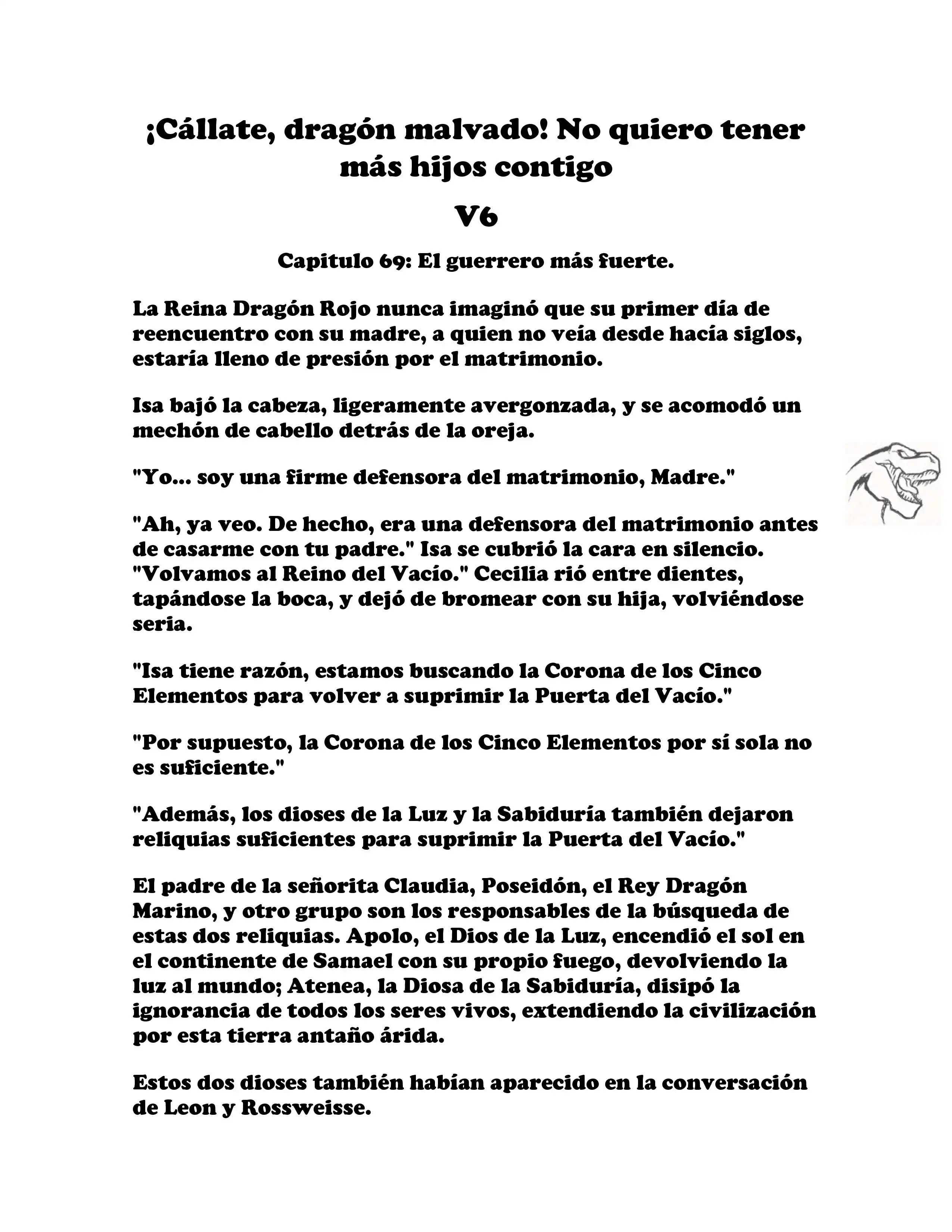 ¡Callate, dragon malvado! No quiero tener mas hijos contigo. (Novela) - Capítulo 750 - Página 2 - LectorTMOo