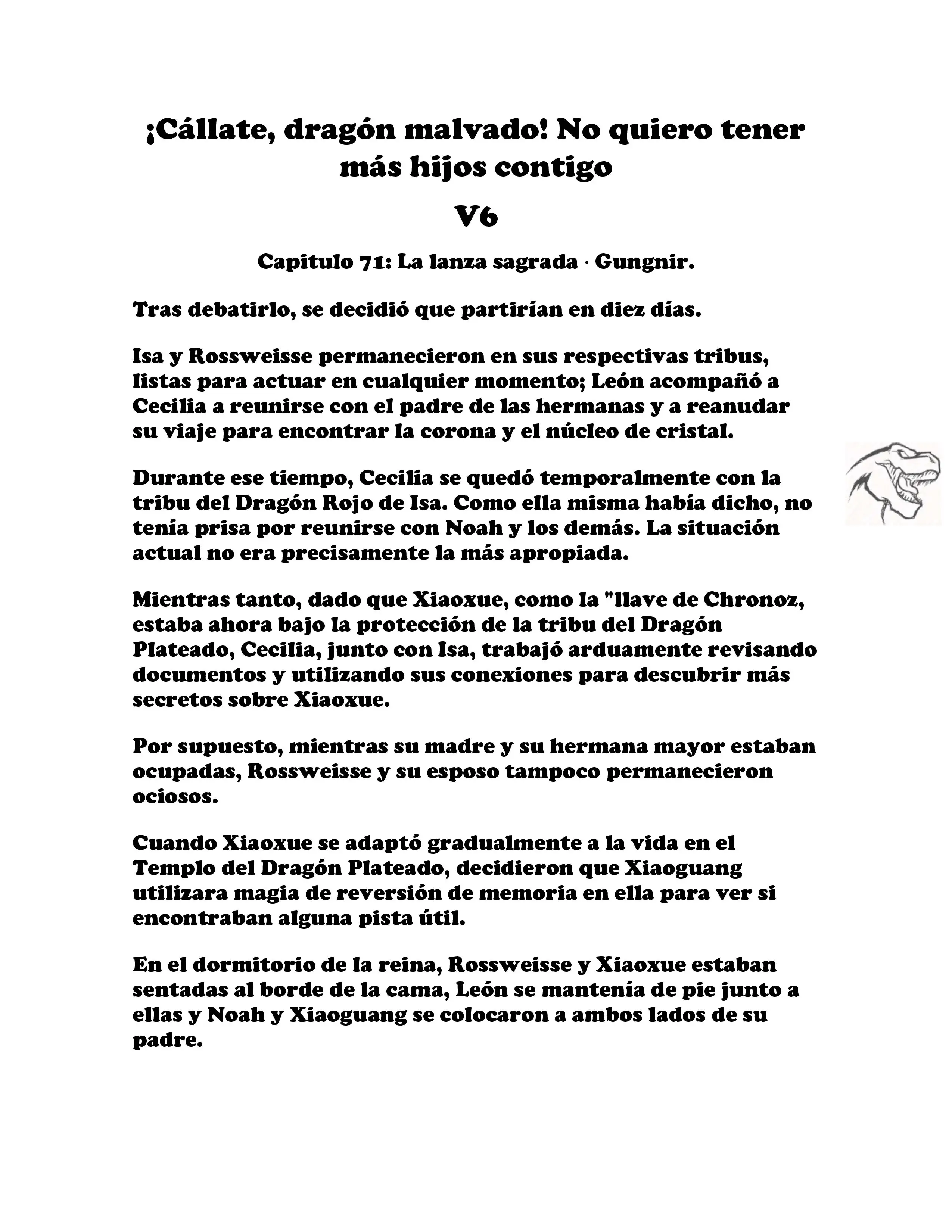 ¡Callate, dragon malvado! No quiero tener mas hijos contigo. (Novela) - Capítulo 752 - Página 2 - LectorTMOo