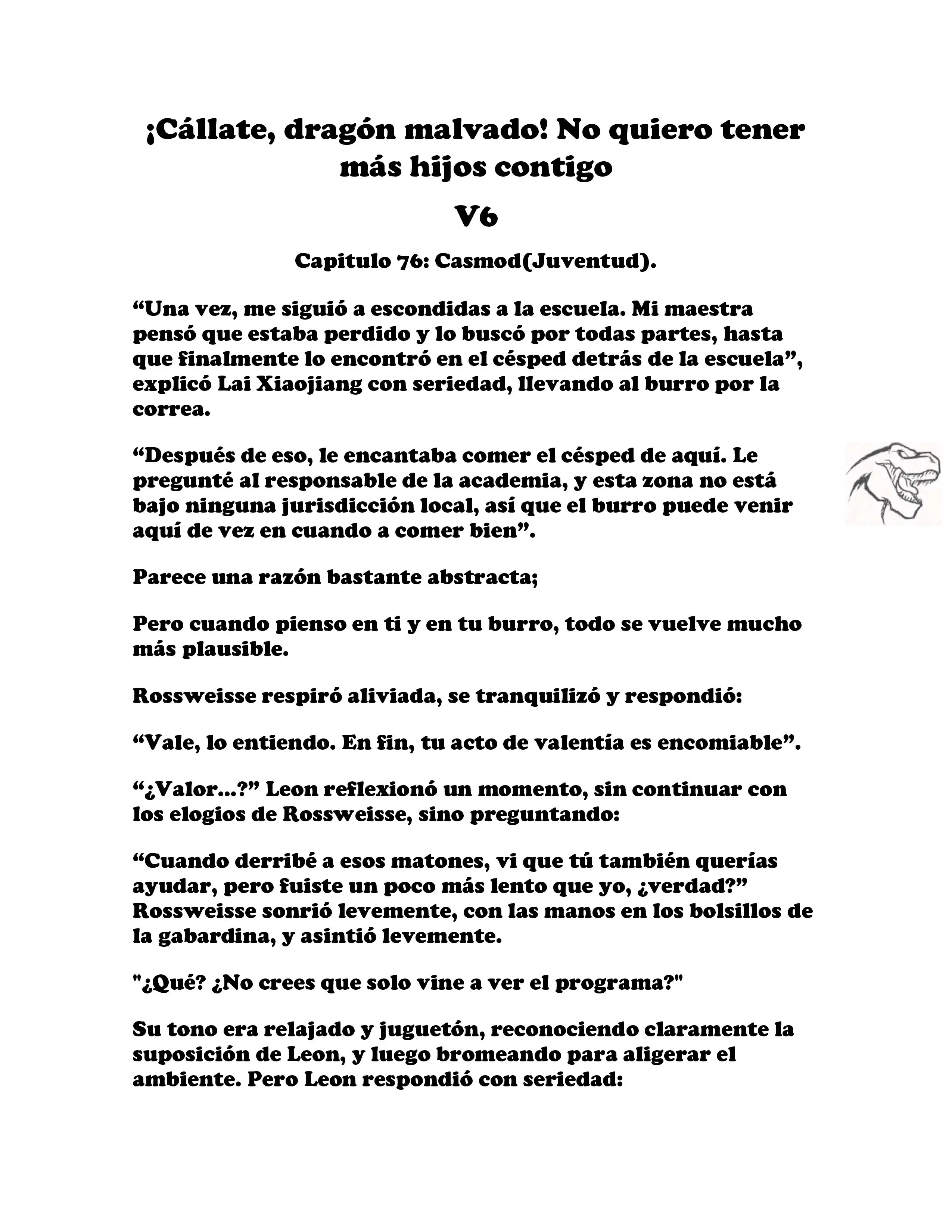 ¡Callate, dragon malvado! No quiero tener mas hijos contigo. (Novela) - Capítulo 757 - Página 2 - LectorTMOo