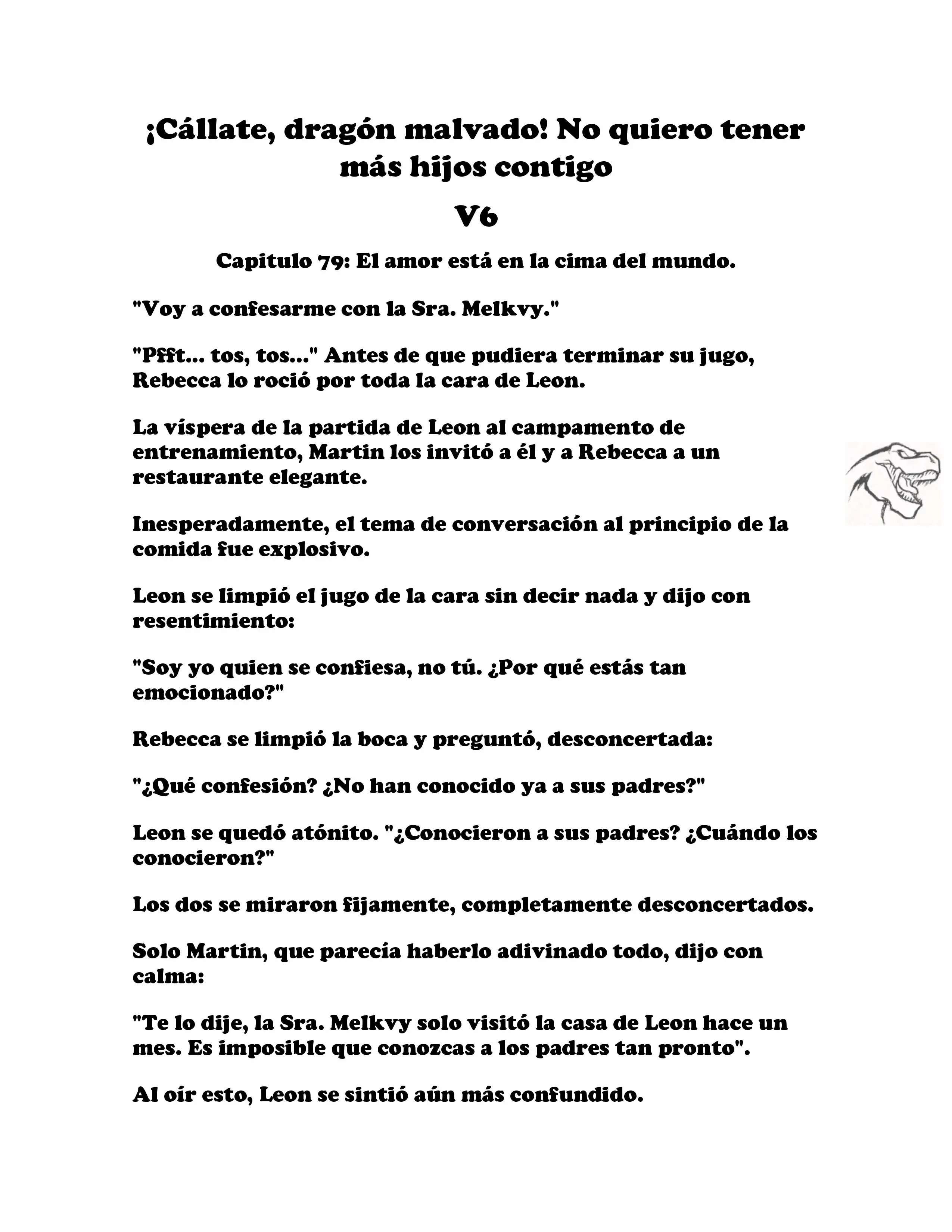 ¡Callate, dragon malvado! No quiero tener mas hijos contigo. (Novela) - Capítulo 760 - Página 2 - LectorTMOo