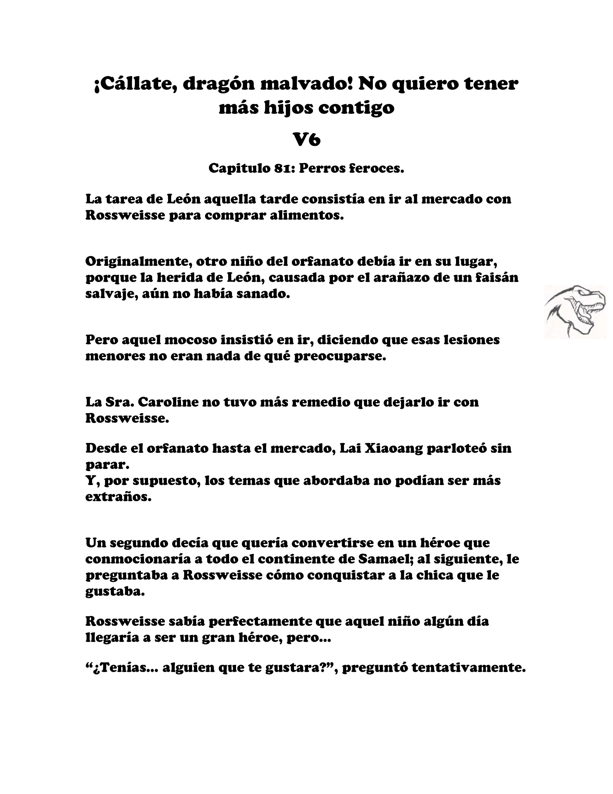 ¡Callate, dragon malvado! No quiero tener mas hijos contigo. (Novela) - Capítulo 762 - Página 2 - LectorTMOo