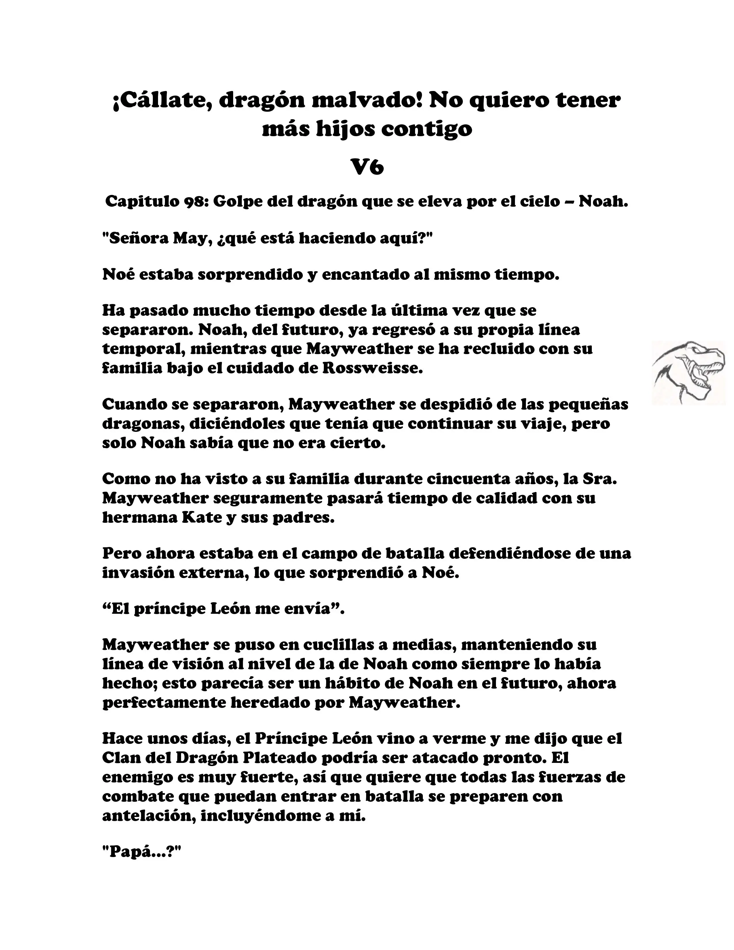 ¡Callate, dragon malvado! No quiero tener mas hijos contigo. (Novela) - Capítulo 780 - Página 2 - LectorTMOo